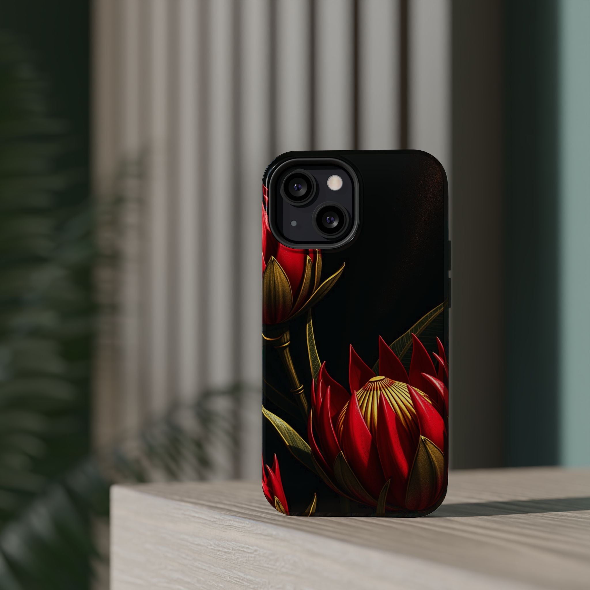 iPhone Protea Bold Gold Foil Luxury Slim Everyday Designer Case · iPhone Case