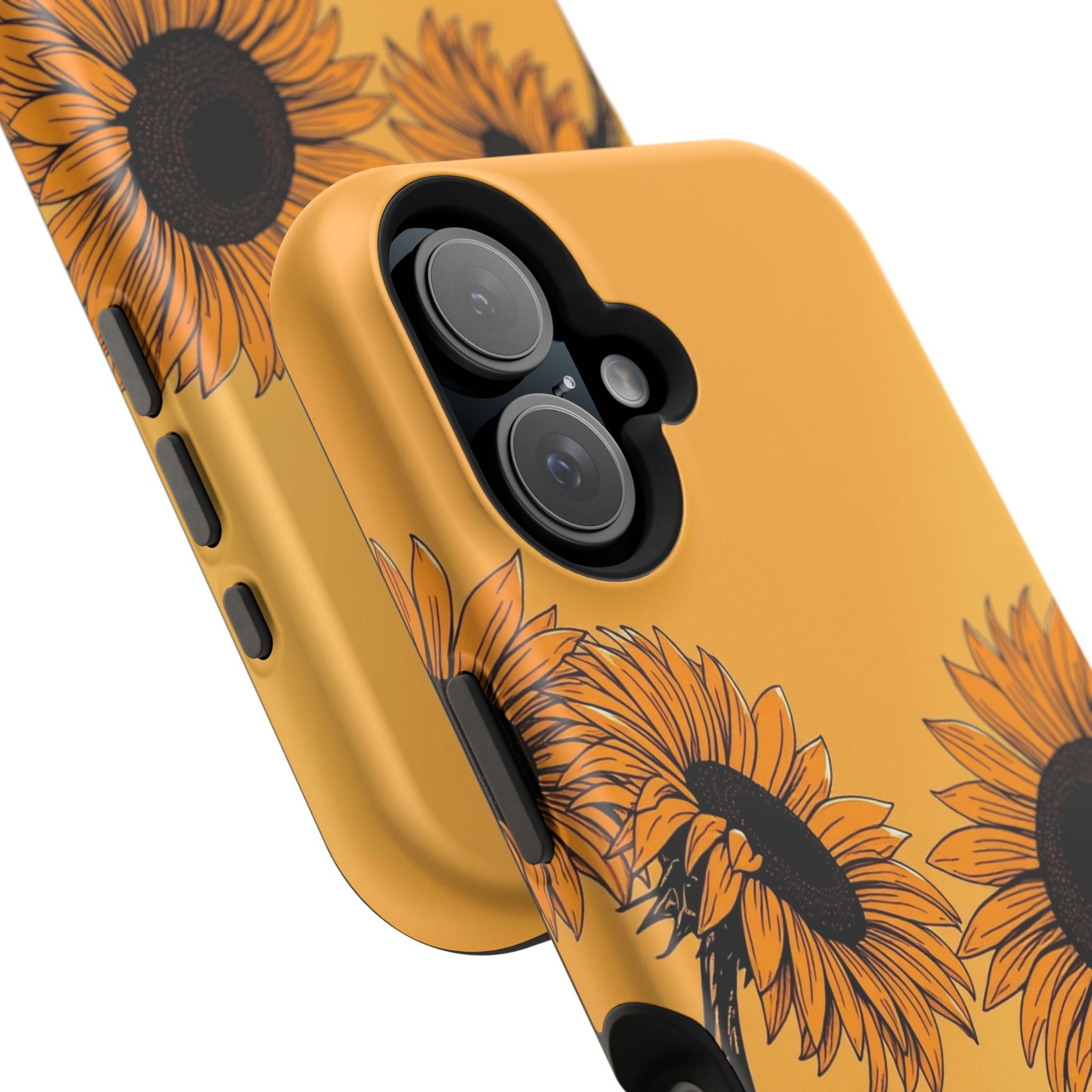 iPhone Burnt Orange And Sand Sunflower Pop Slim iPhone Everyday · iPhone Case
