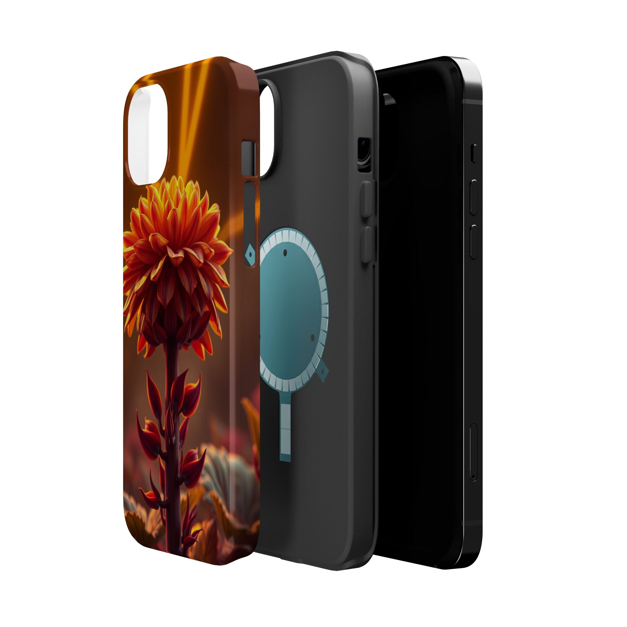 iPhone Mustard And Rust Ranunculus Stack Slim Everyday iPhone Designer · iPhone