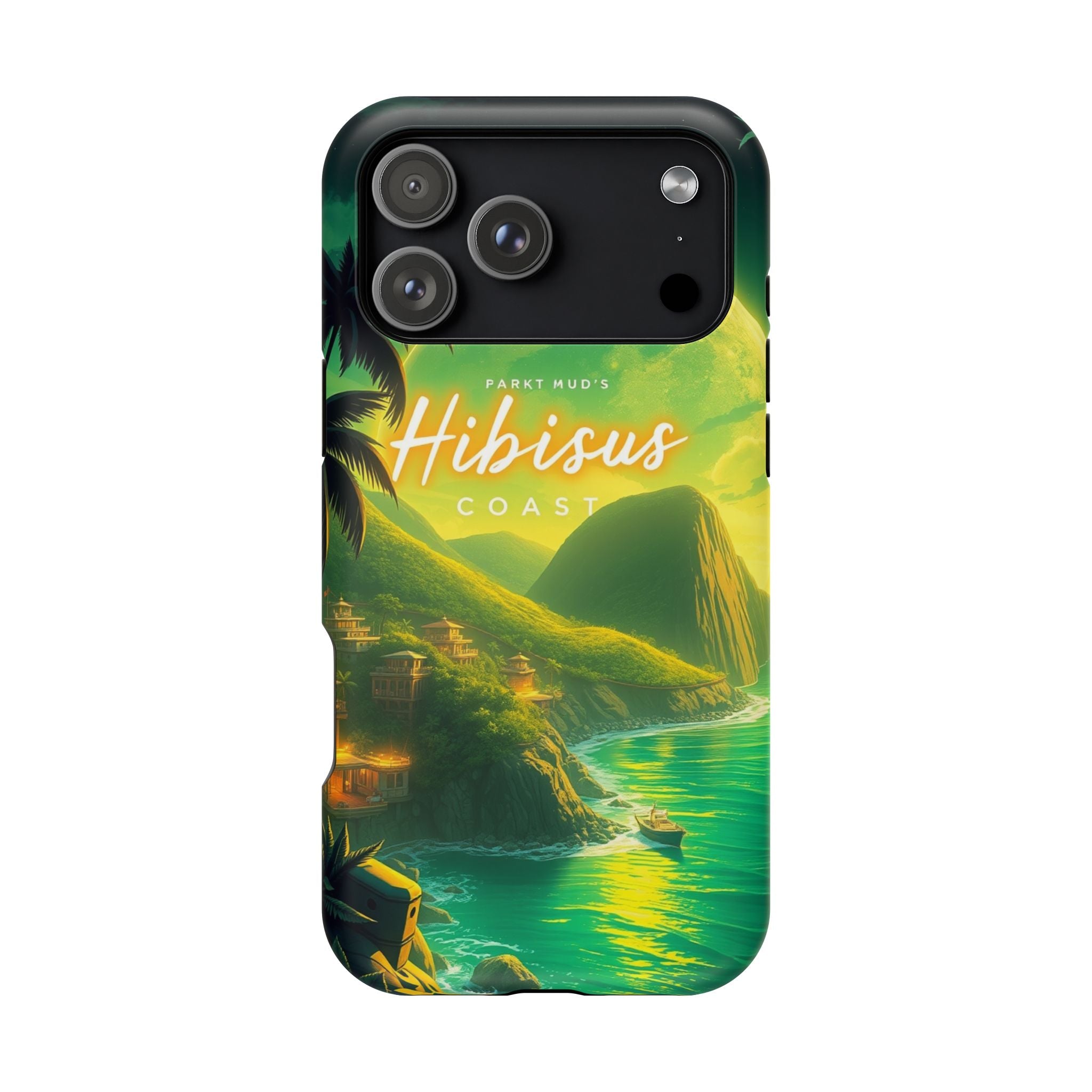 iPhone Dreamy Hibiscus Coast Design Slim Everyday Designer Case · iPhone Case