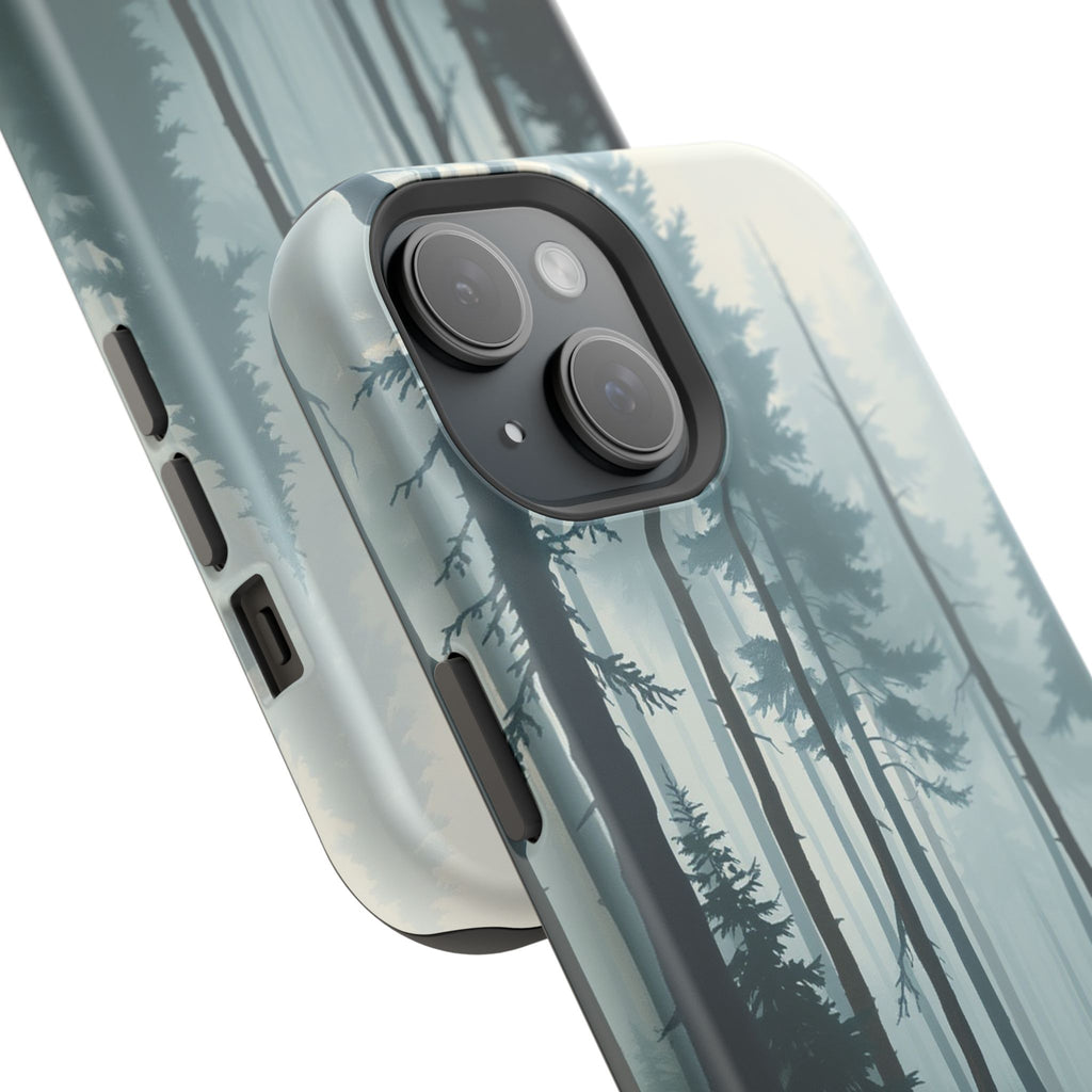 iPhone Serene Misty Forest Path Design Slim Everyday Designer Case · iPhone Case