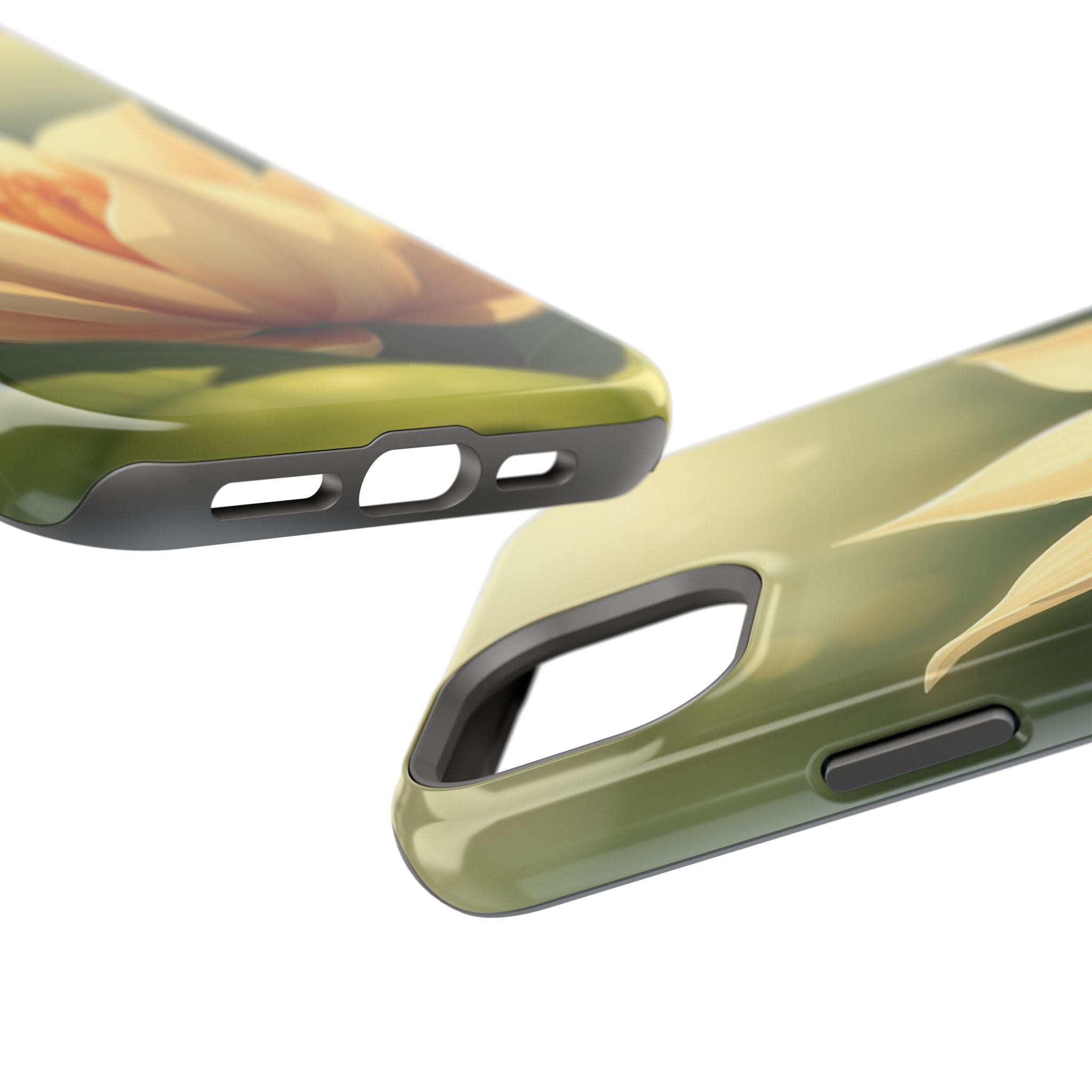 iPhone Bloom and Leaf Grunge Distressed Slim Everyday iPhone Designer · iPhone C