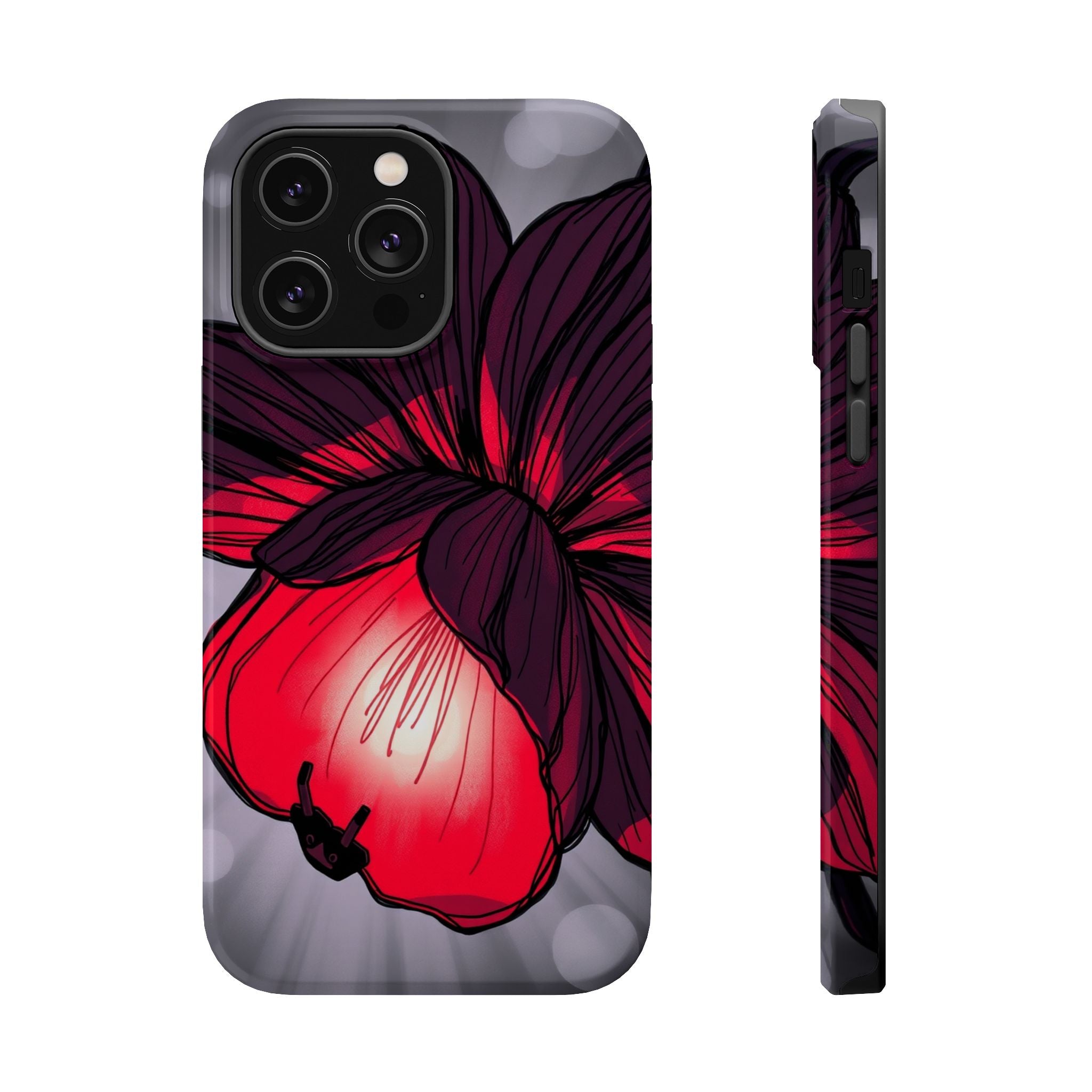 iPhone Night Bloomer Hand-Drawn Sketch Slim Everyday Designer Case · iPhone Case