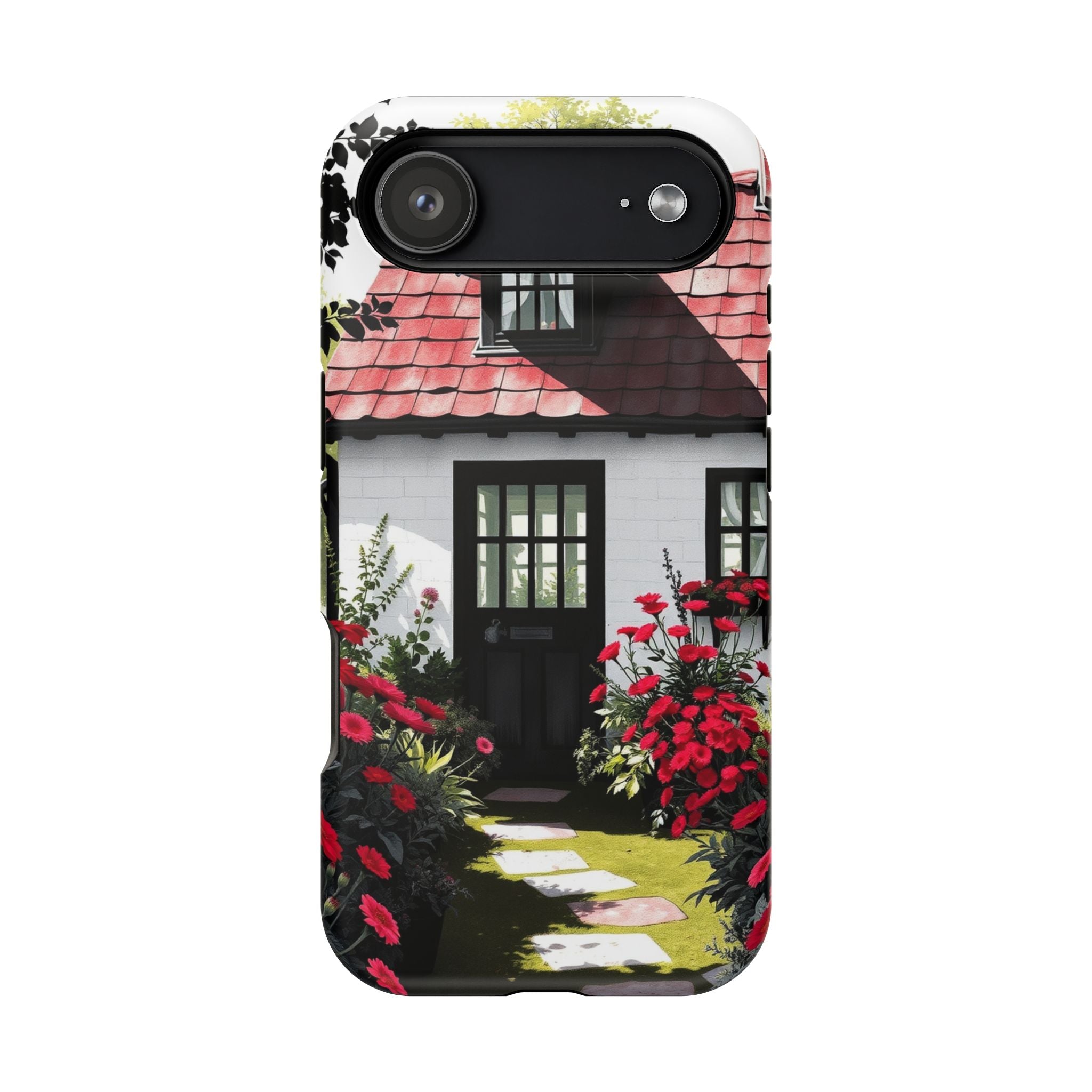 iPhone Cottage Garden Vibrant Watercolor Slim Snap Case · iPhone Case