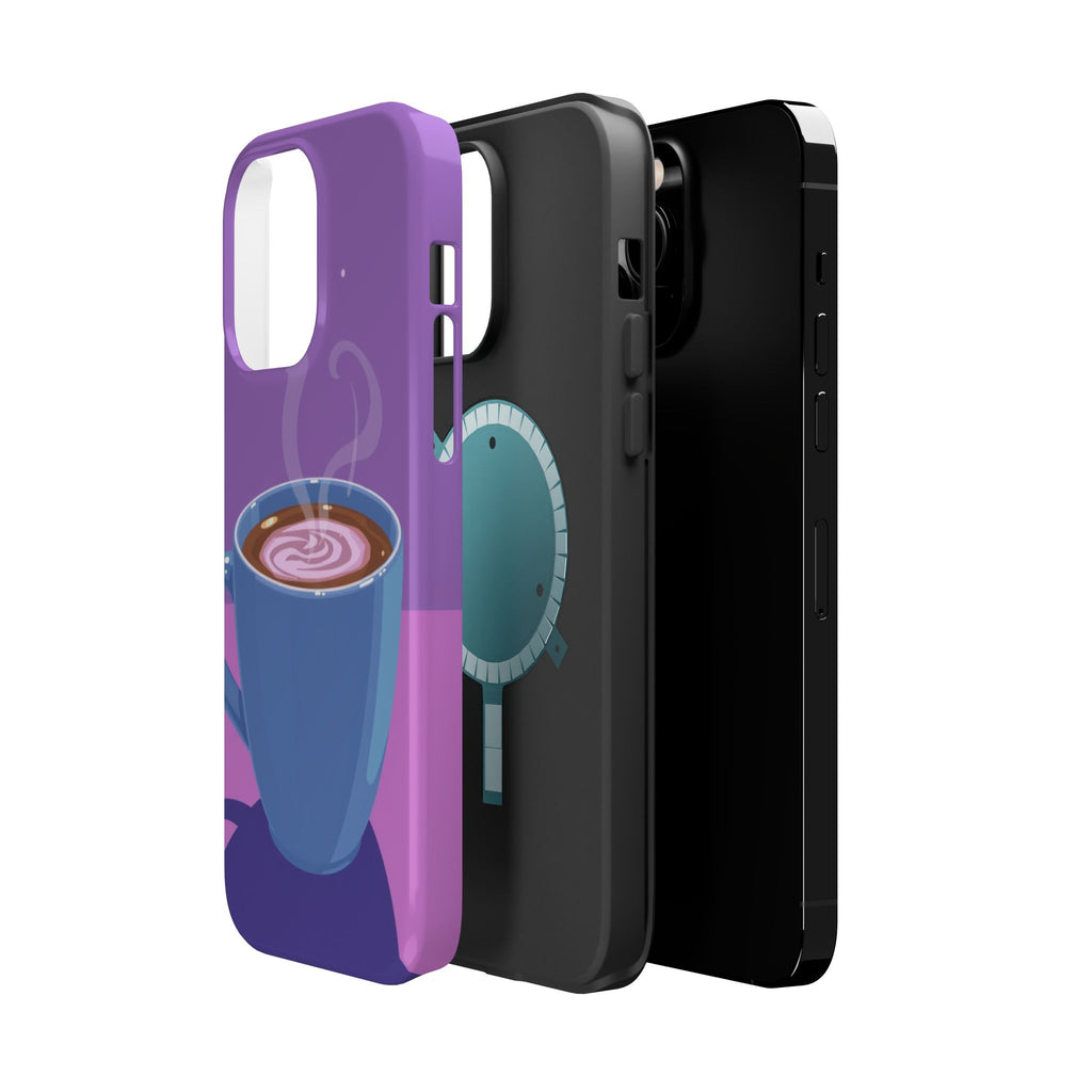 iPhone Emotional Support Coffee Pixel Art -Bit Soft Finish Everyday Case · iPhon
