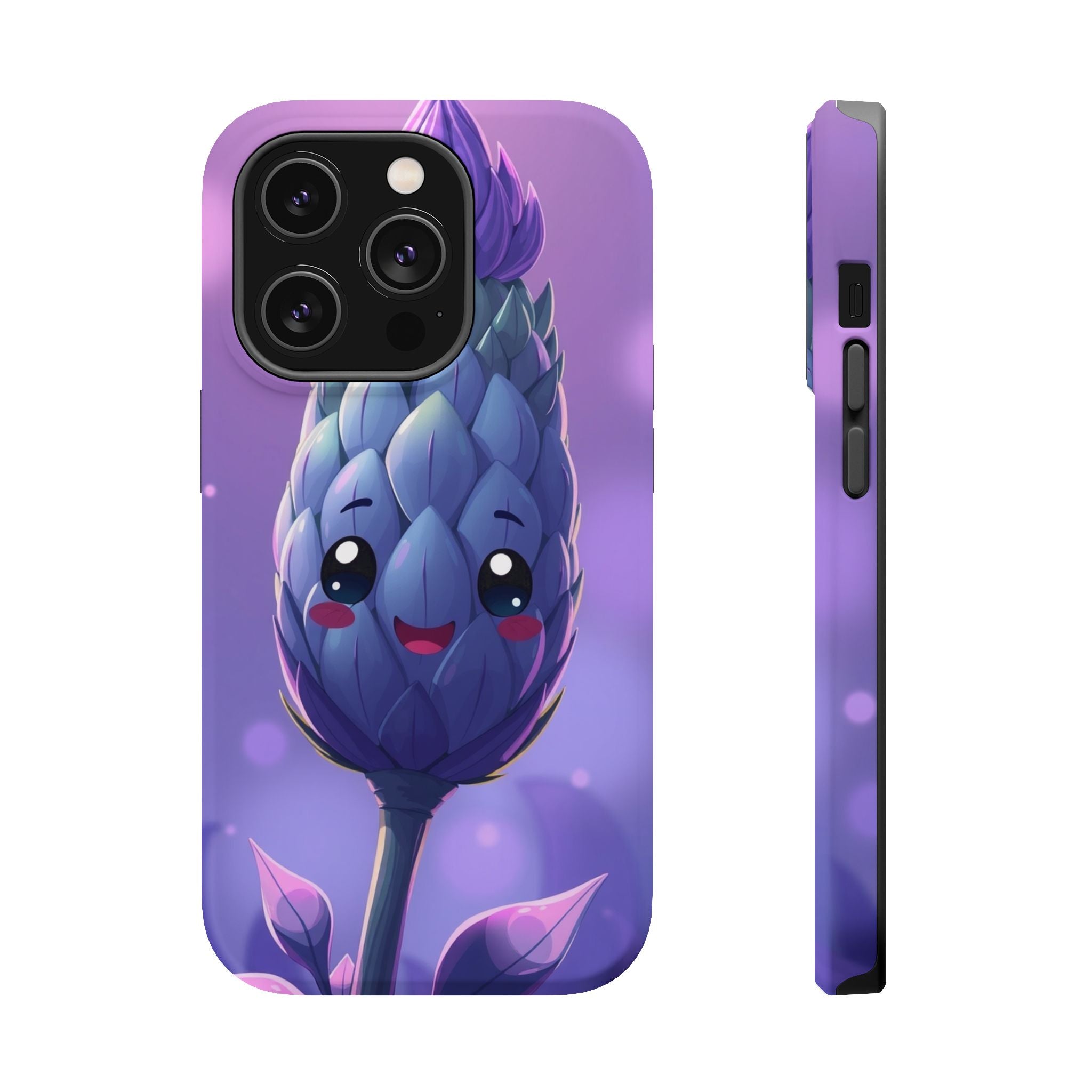 iPhone Indigo And Violet Bud Burst Bold Modern Everyday Snap Case · iPhone Case