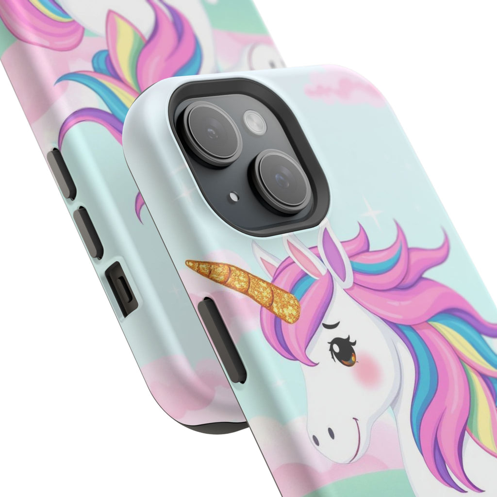 iPhone Rainbow Unicorn Kids Fun Soft iPhone Phone Case Gift Finish · iPhone Case