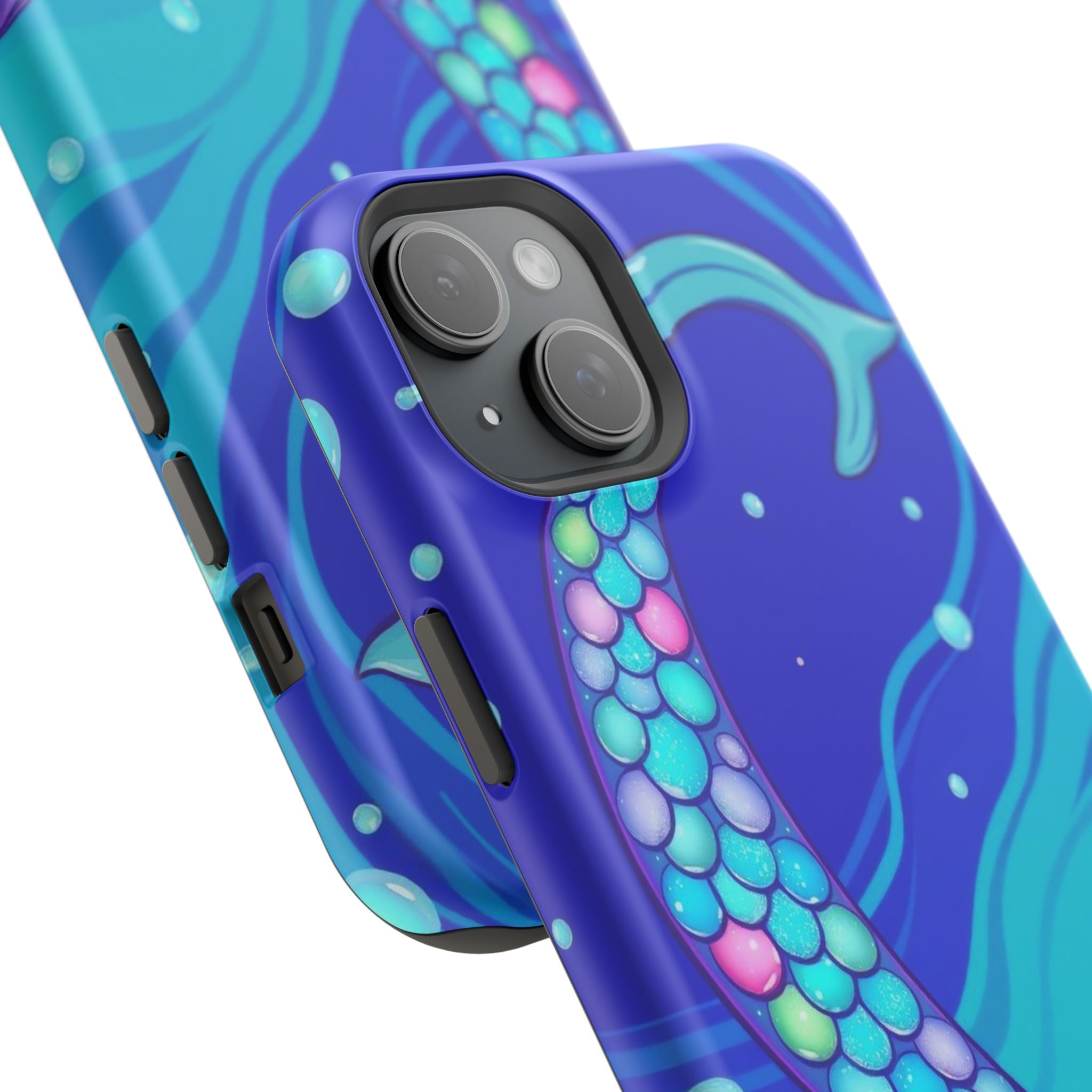 iPhone Mermaid Tail Swirl Kids Fun iPhone Phone Case Gift Artistic · iPhone Case