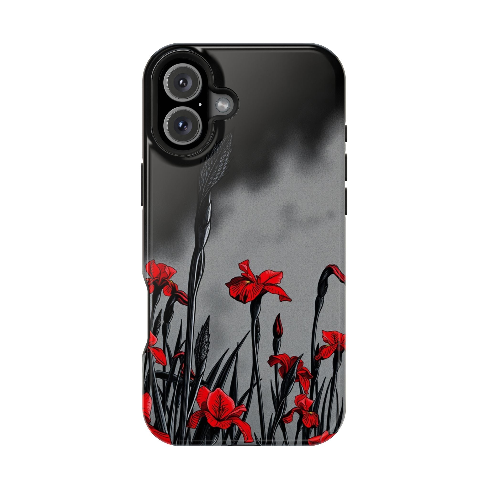 iPhone Iris Garden Cinematic Art Soft Finish Everyday Cas Slim Snap Case · iPhon
