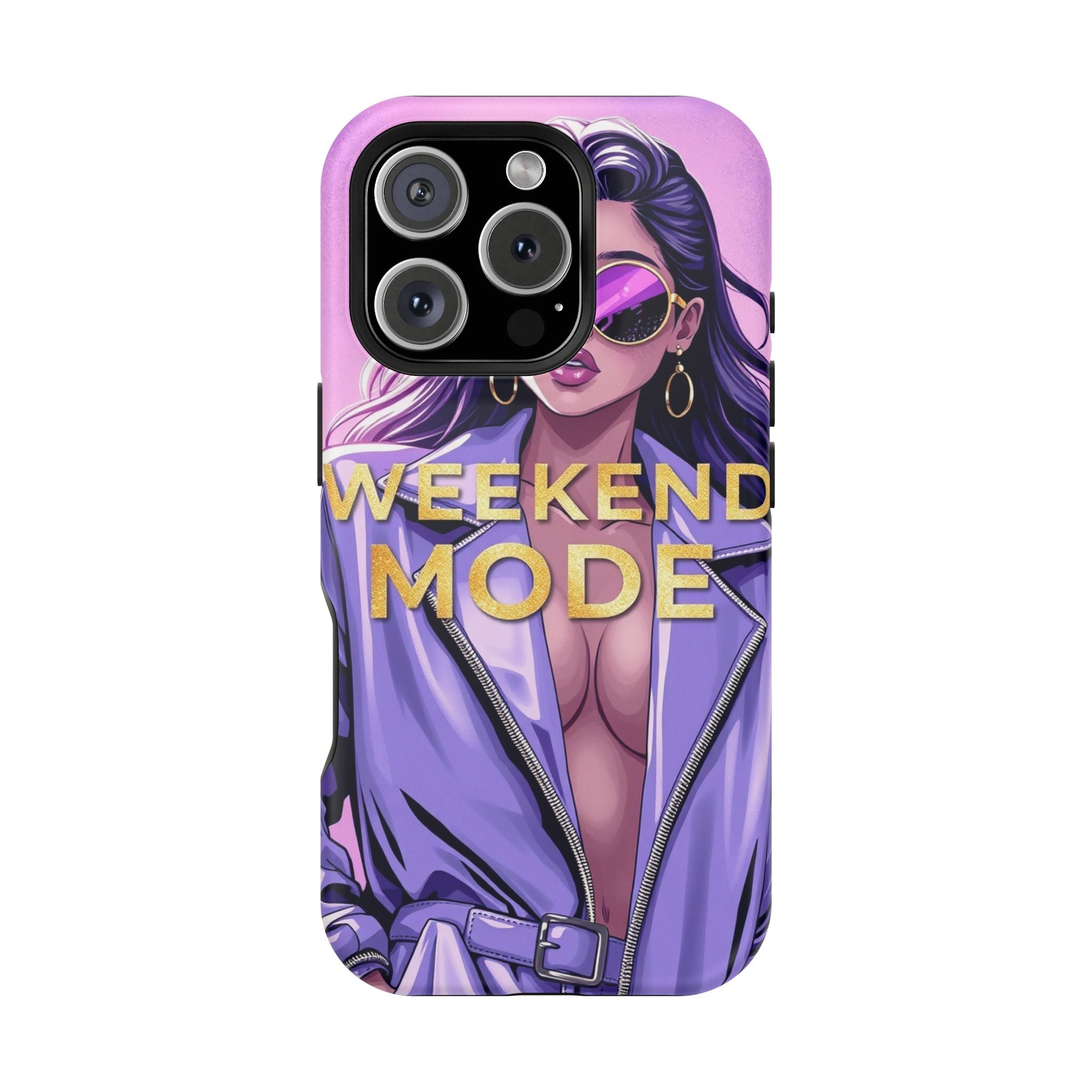 iPhone Lavender And Pearl Weekend Mode On Slim Everyday Designer Case · iPhone C