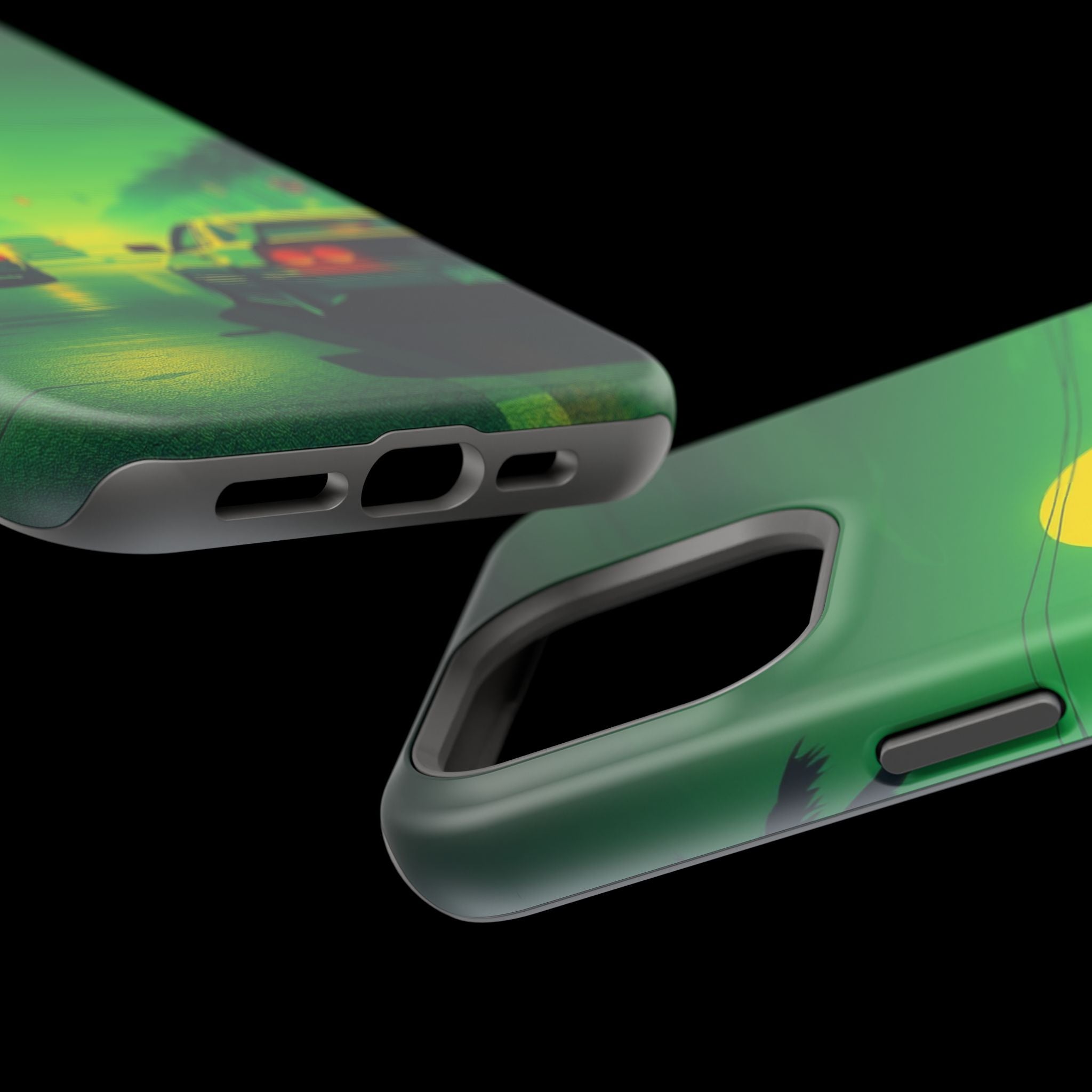 iPhone Dreamy Sunset Drive 80s Design Slim Everyday Designer Case · iPhone Case