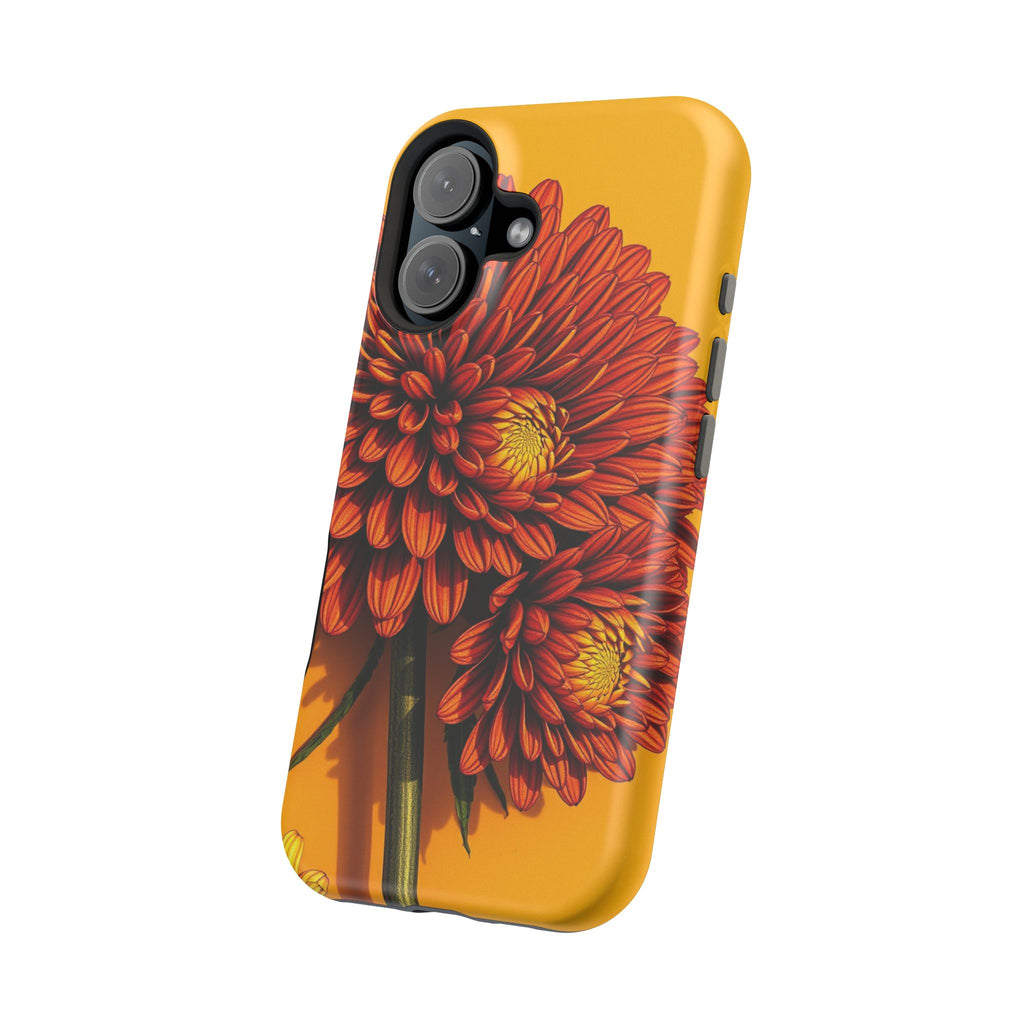 iPhone Mustard And Rust Ranunculus Stack Slim Everyday iPhone 14 · iPhone Case
