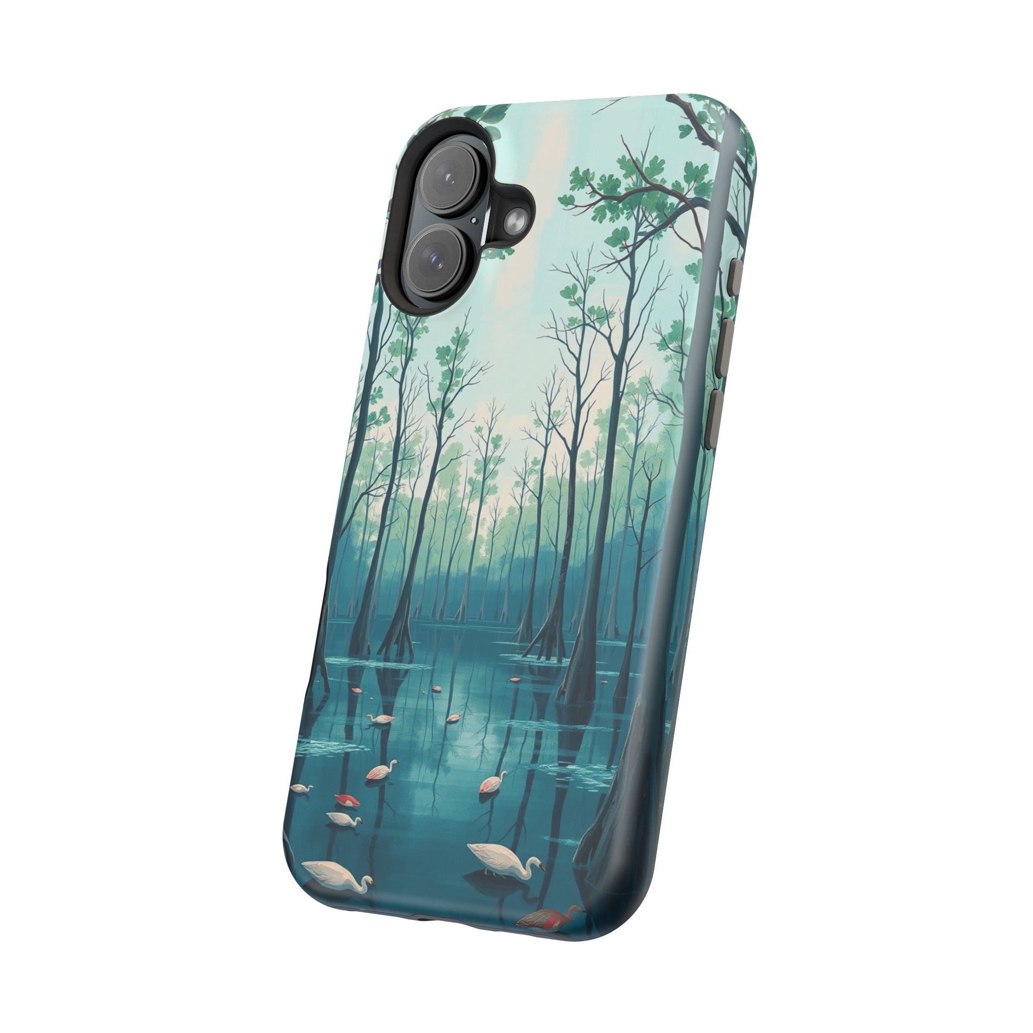 iPhone Cypress Swamp Electric Art Bold Modern Everyday Snap Case · iPhone Case