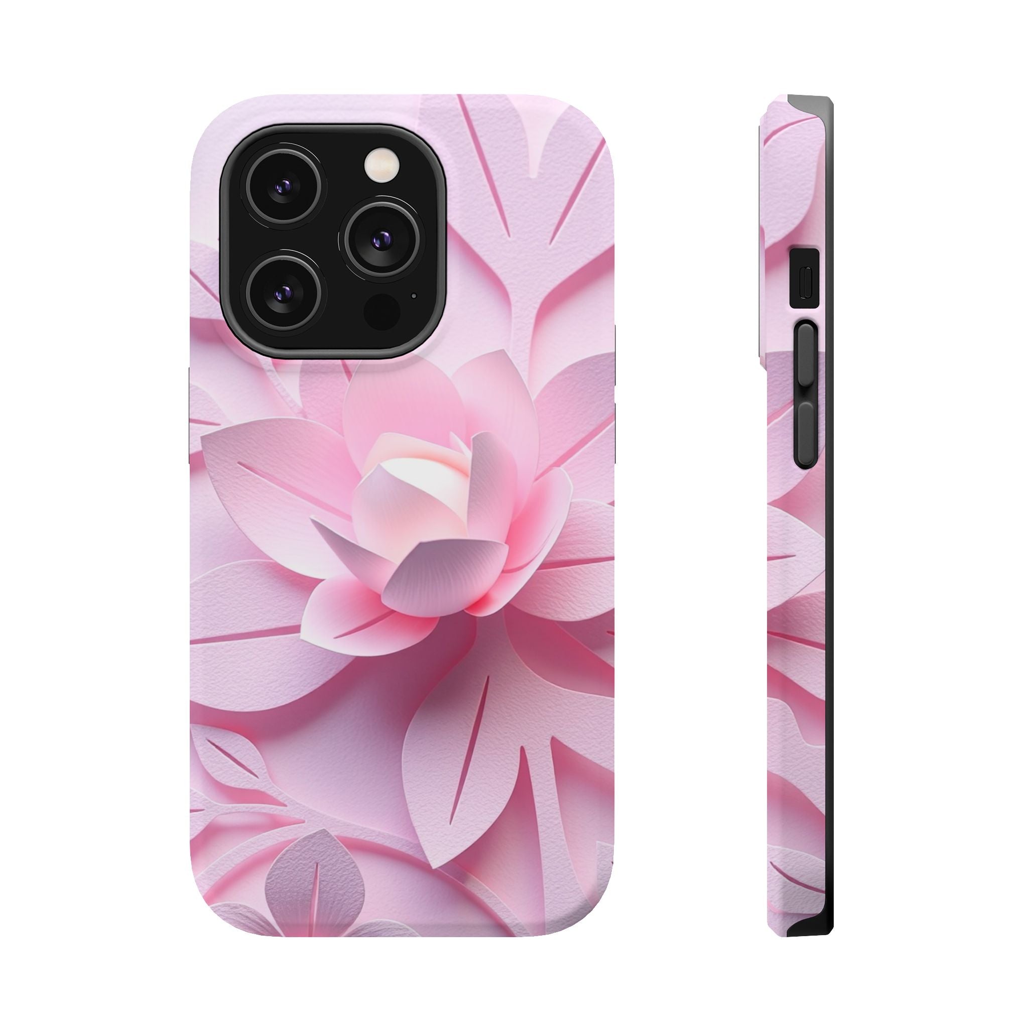 iPhone Floral Geometric Paper Cut Art Slim Everyday Designer Case · iPhone Case