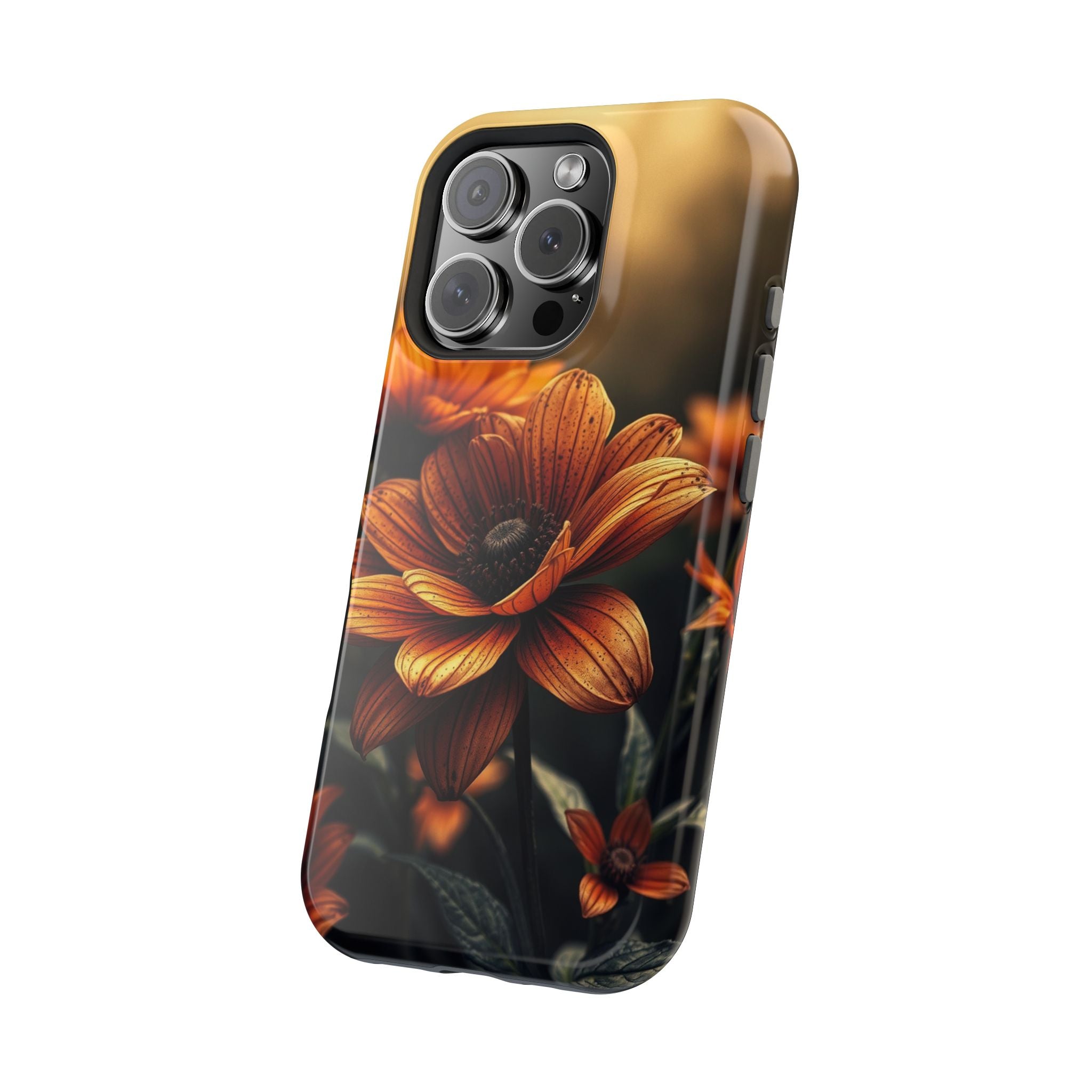 iPhone Radiant Floral Ombre Design Bold Modern Everyday Snap Case · iPhone Case