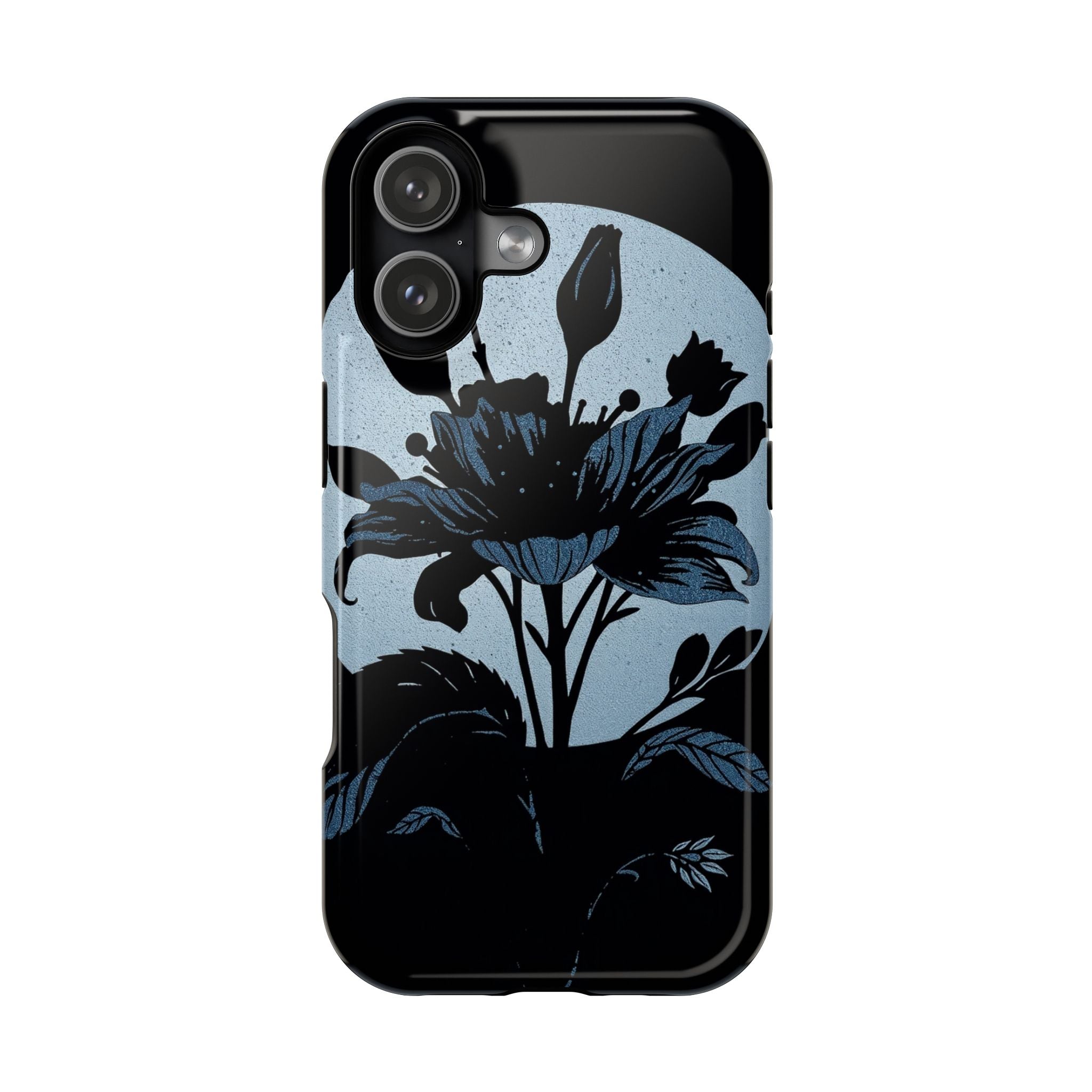 iPhone Radiant Floral Silhouette Design Slim Everyday Designer Case · iPhone Cas