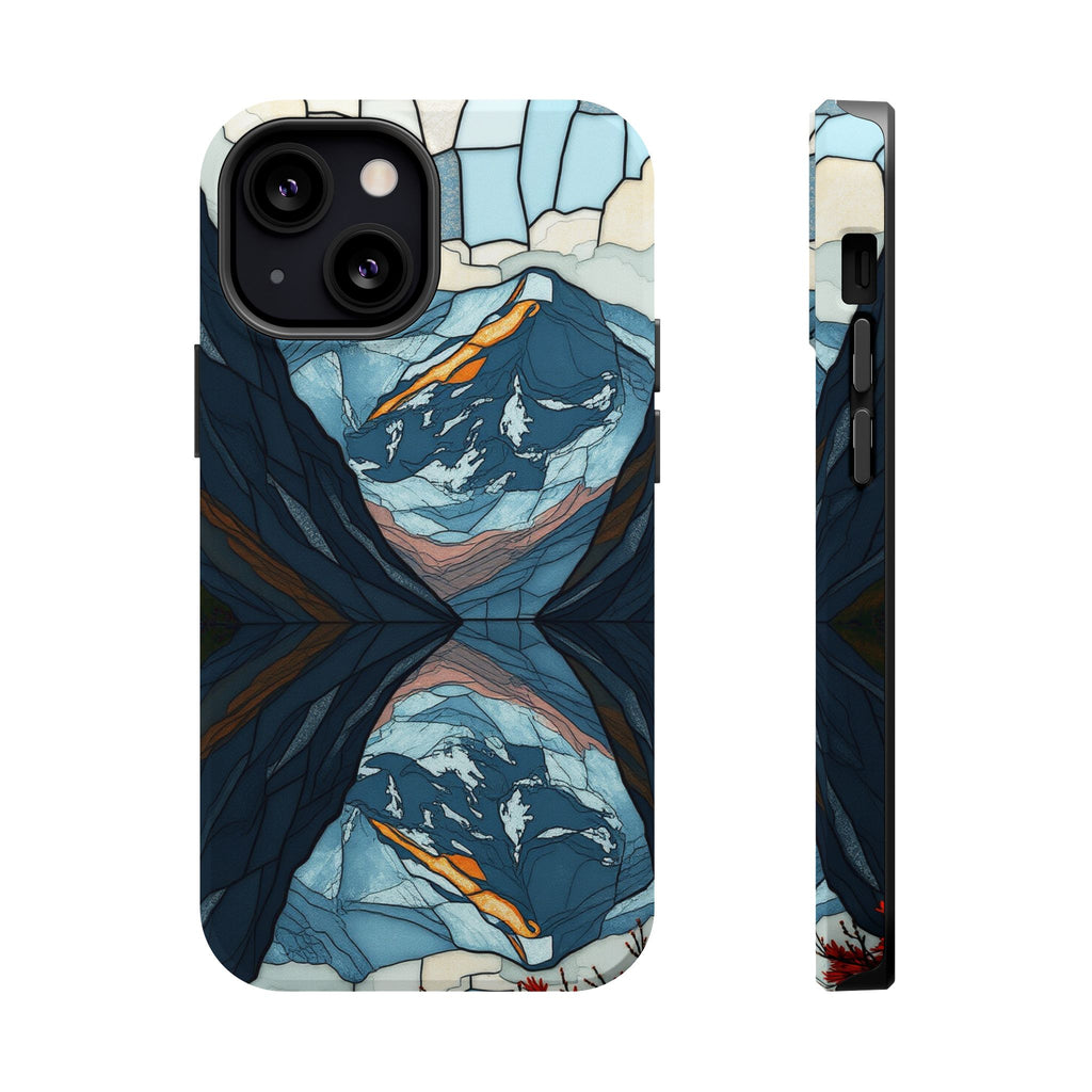 iPhone Serene Fjord Reflection Design Slim Everyday Designer Case · iPhone Case