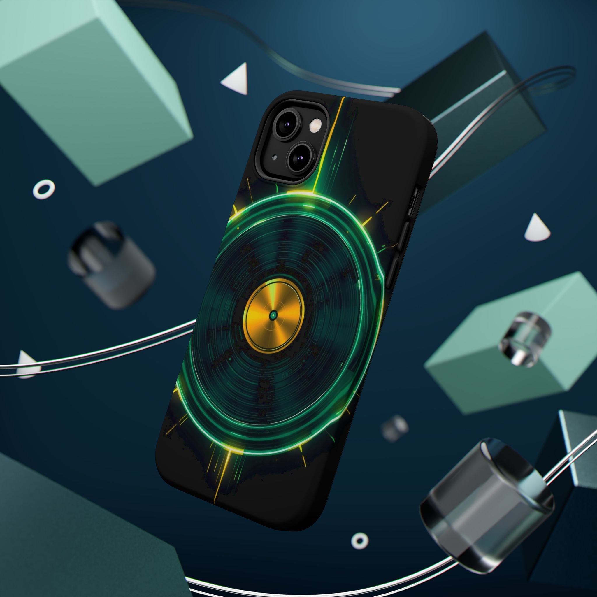 iPhone Dreamy Record Vinyl Spin Design Slim Everyday Designer Case · iPhone Case