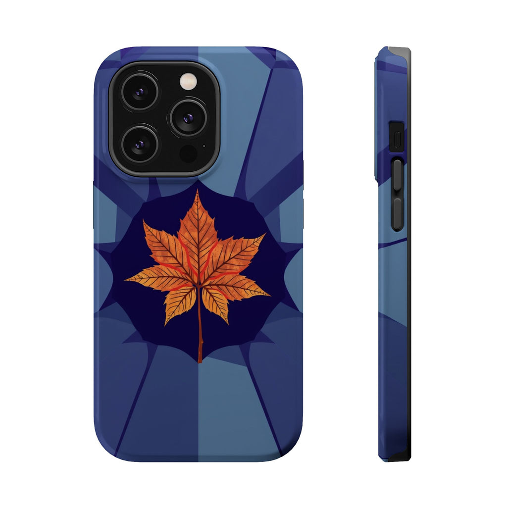 iPhone Autumn Maple Abstract Geometric Slim Everyday Designer Case · iPhone Case