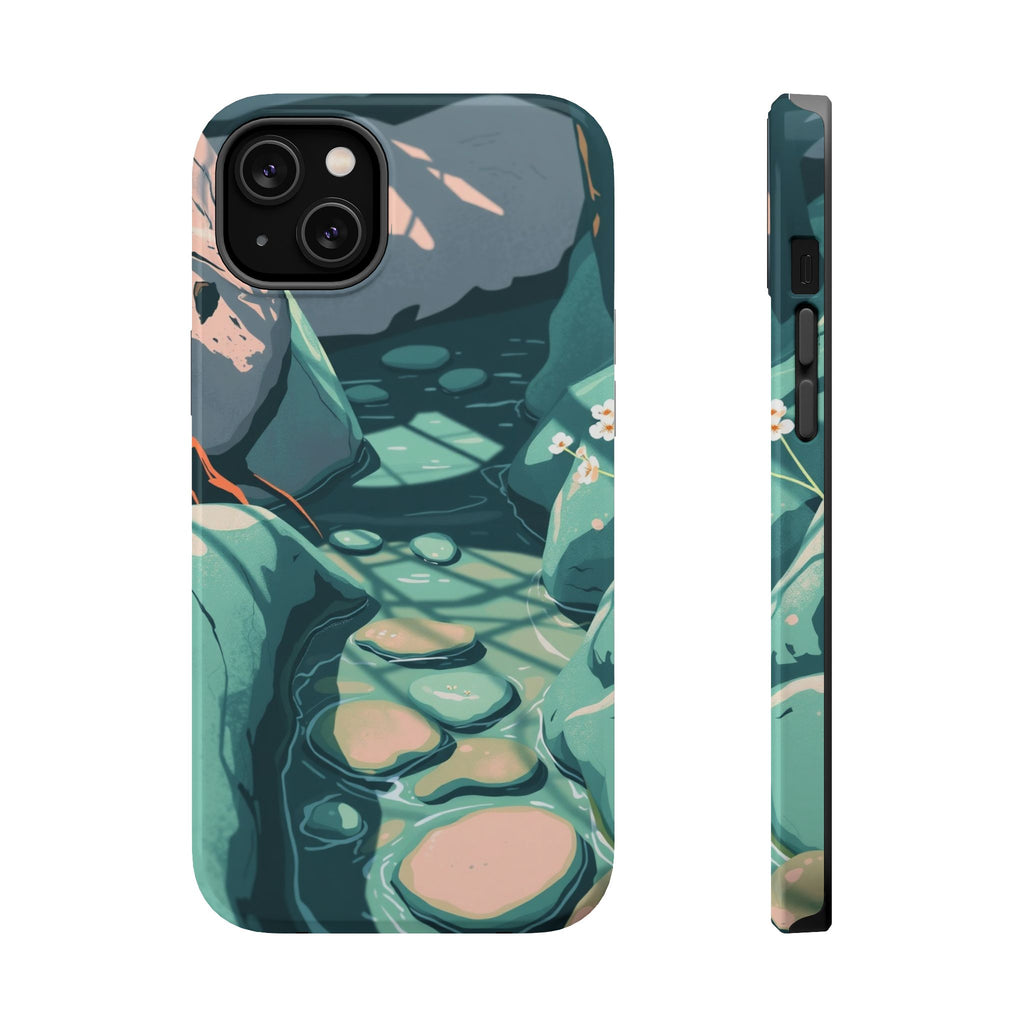 iPhone Vibrant Spring Creek Design 19 Slim Everyday Designer Case · iPhone Case