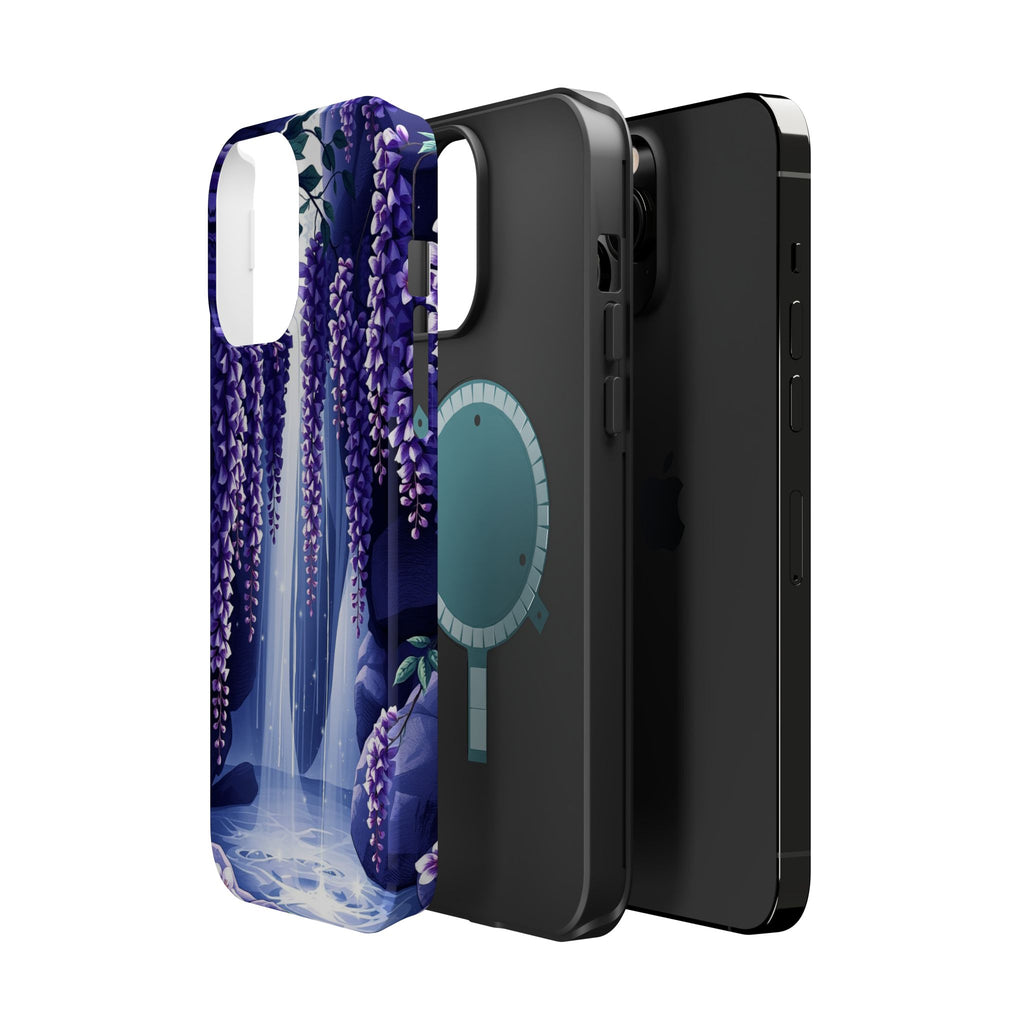 iPhone Wisteria Cascade Serene Design Slim Snap Case Ga · iPhone Case