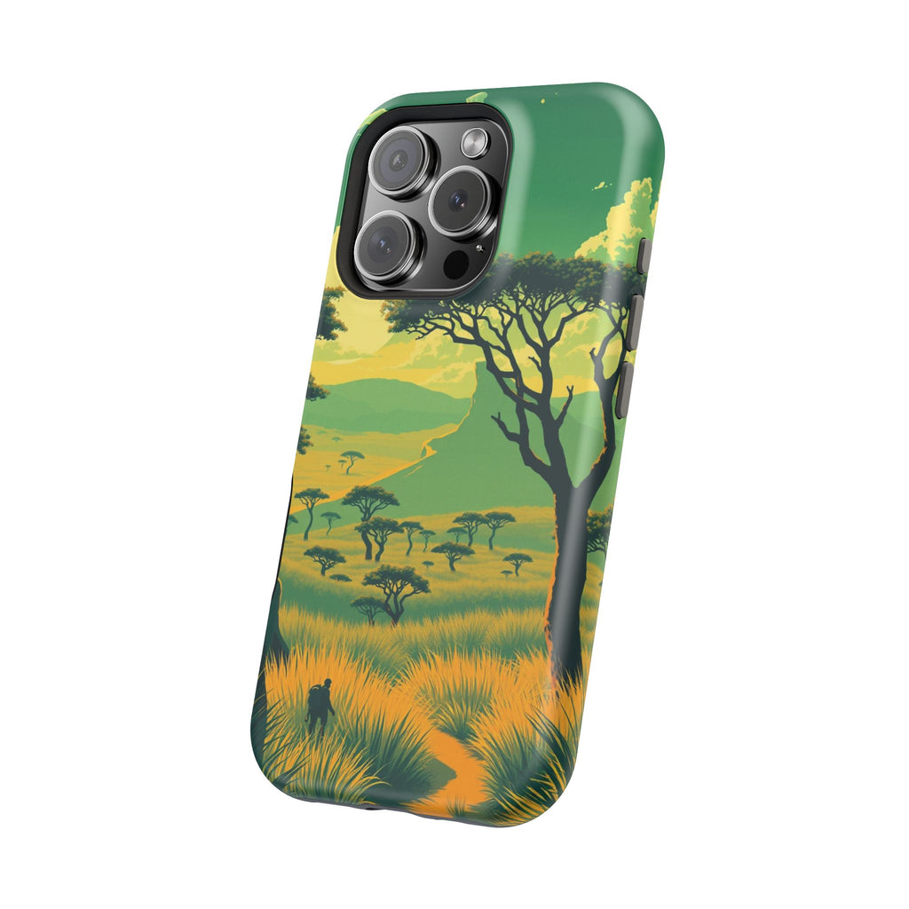 iPhone Savanna Horizon Pixel Art -Bit Slim Everyday Designer Case · iPhone Case