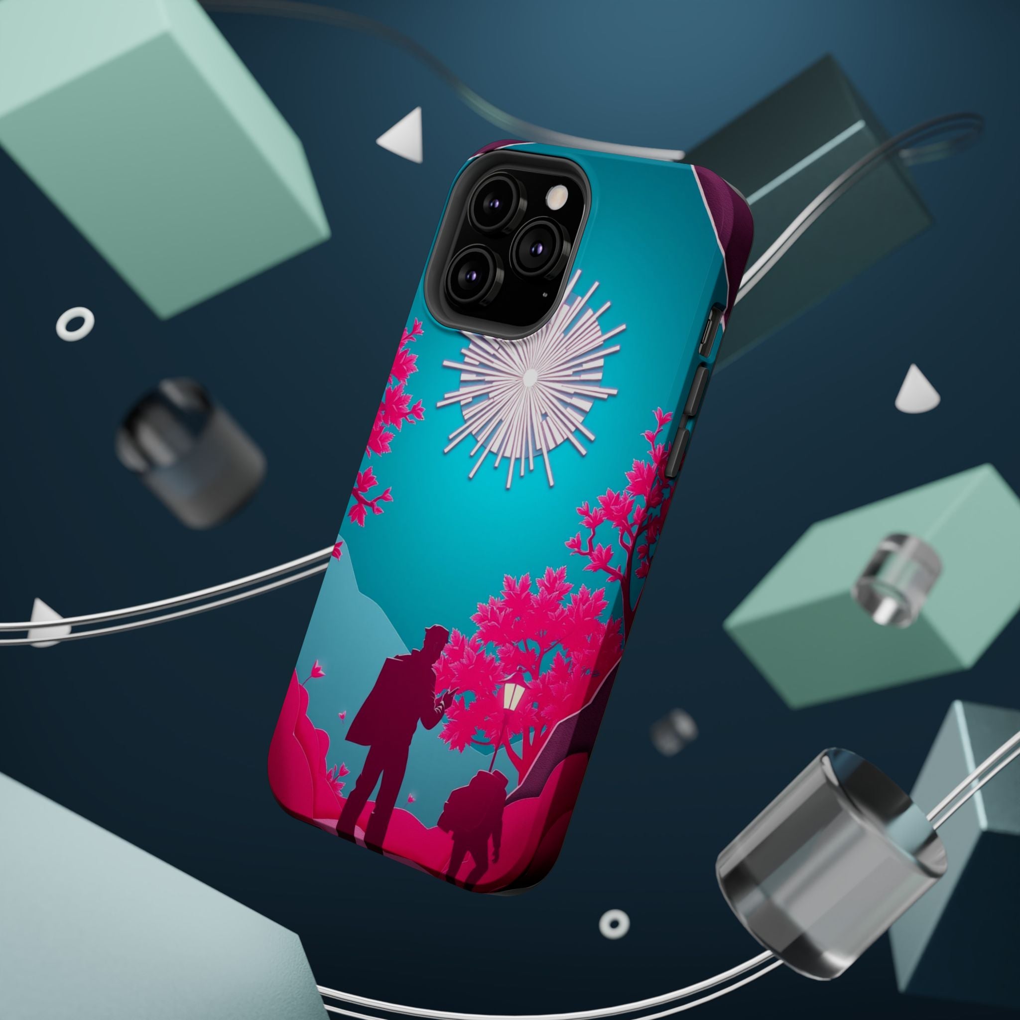 iPhone Bud Burst Paper Cut Art Slim Everyday Designer Case · iPhone Case