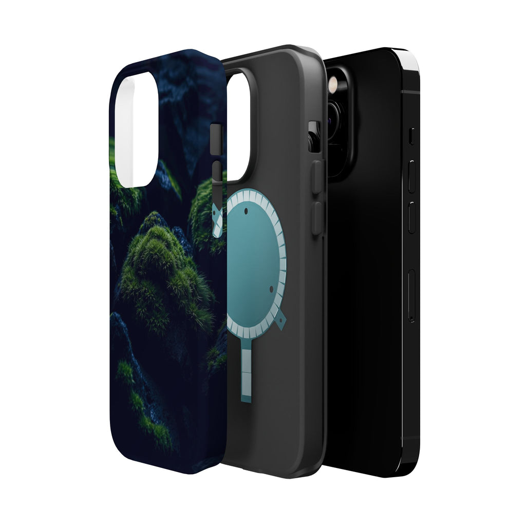 iPhone Dreamy Moss Covered Rocks Design Slim Everyday iPhone 18 · iPhone Case