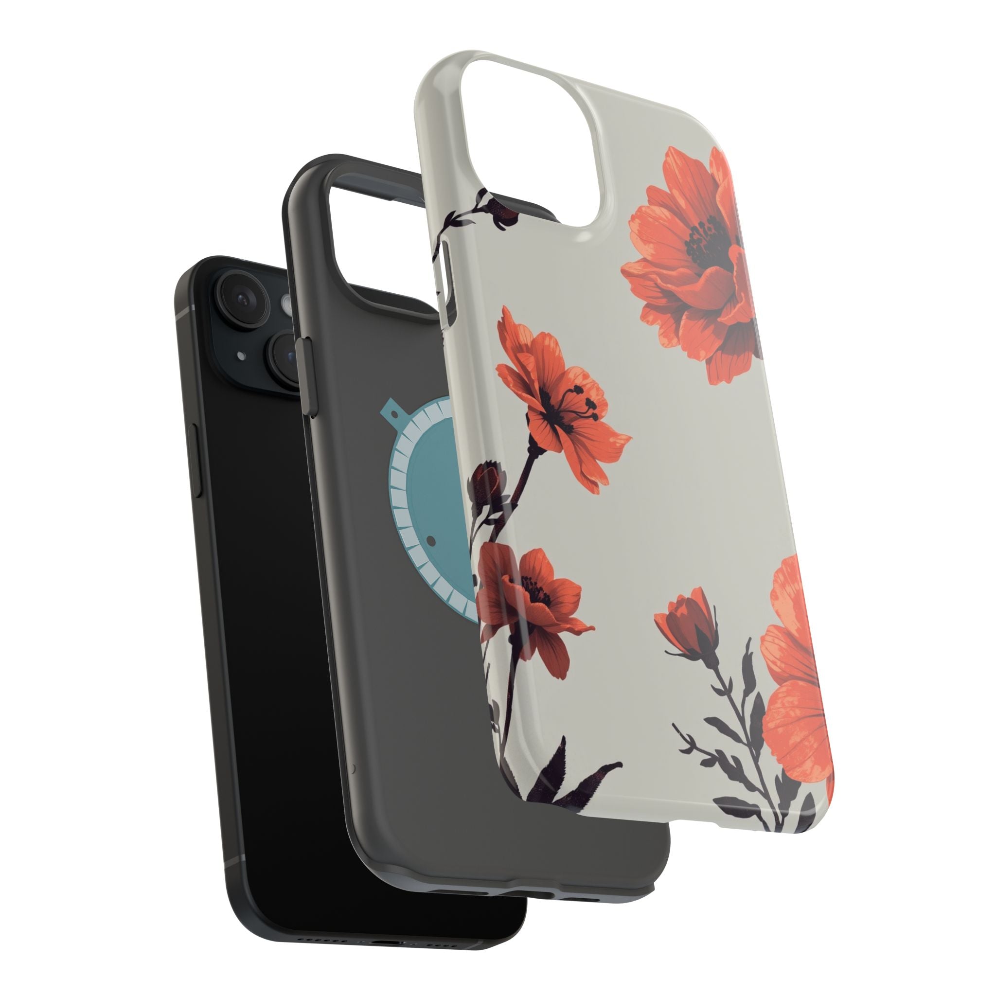 iPhone Dreamy Floral Ink Wash Design Slim Everyday iPhone 13 Designer · iPhone C
