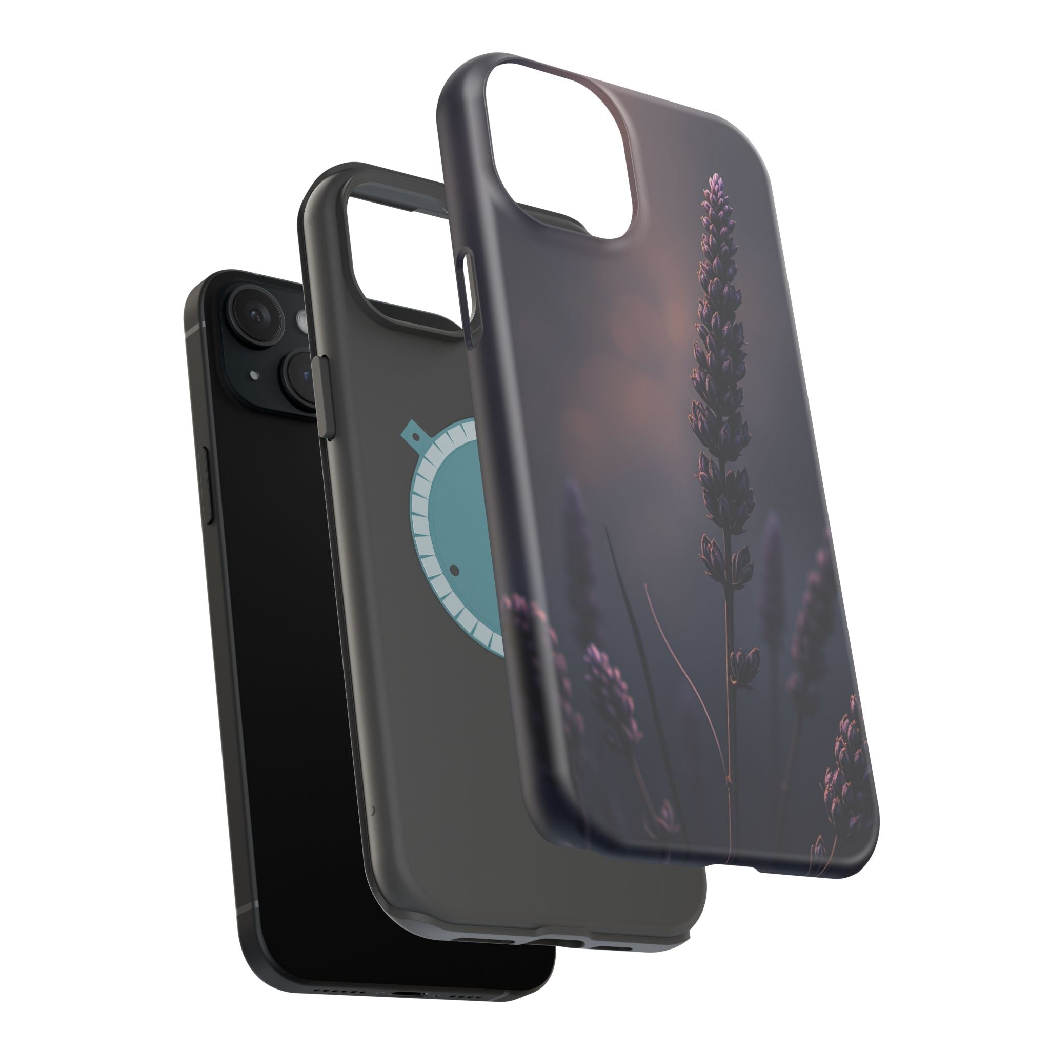 iPhone Lavender Haze Electric Art Clean Minimal Snap Case · iPhone Case