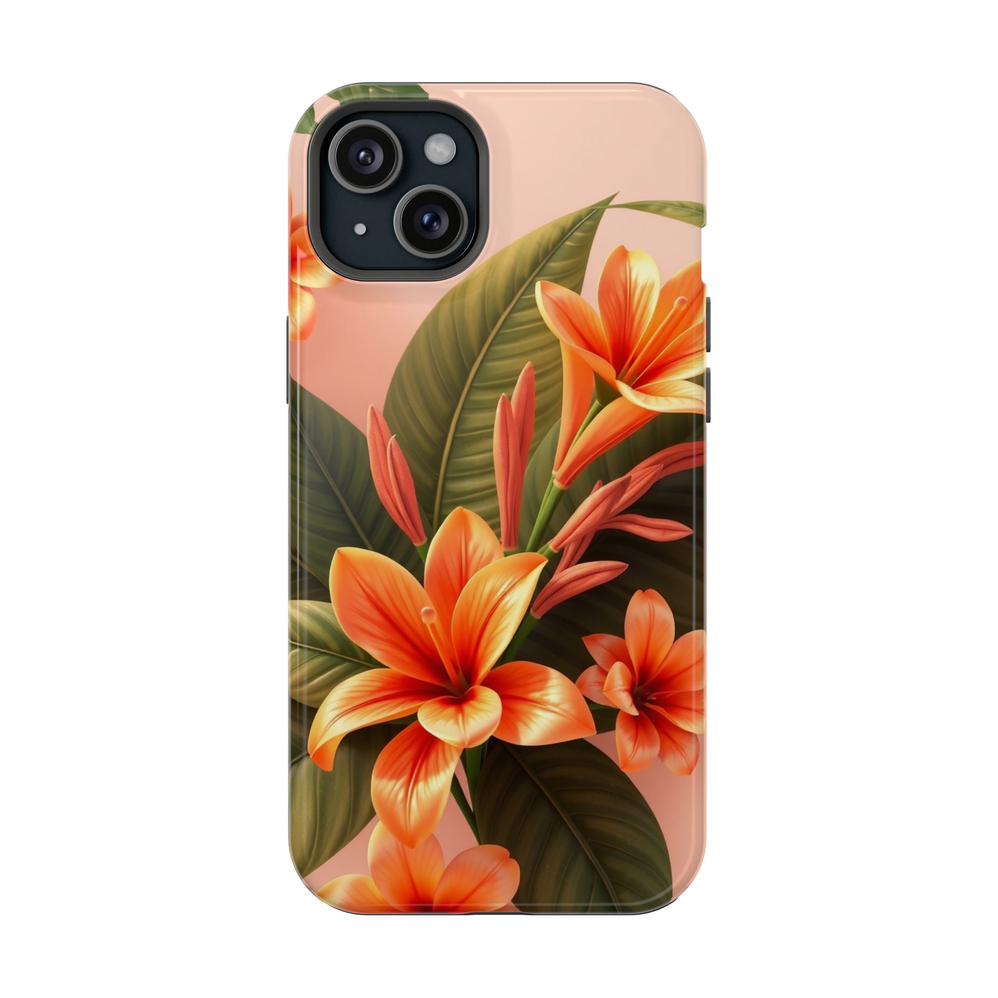 iPhone Tropical Bloom 3D Digital Bold Modern Everyday Snap Case · iPhone Case