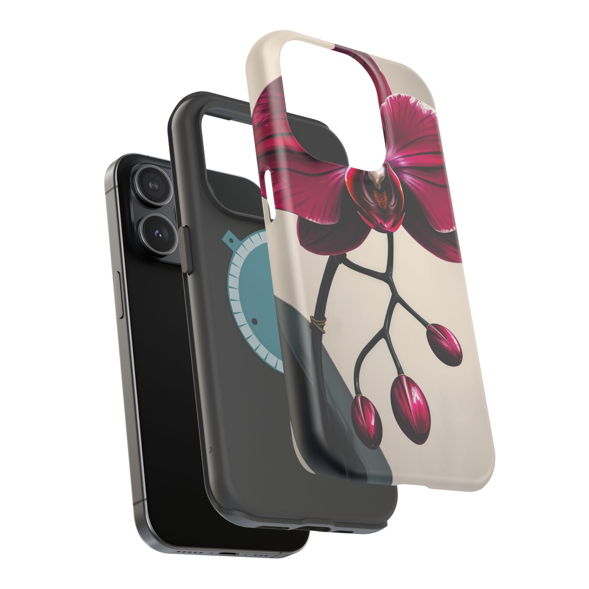 iPhone Orchid Study Enchanted Art Bold Modern Everyday Snap Case · iPhone Case