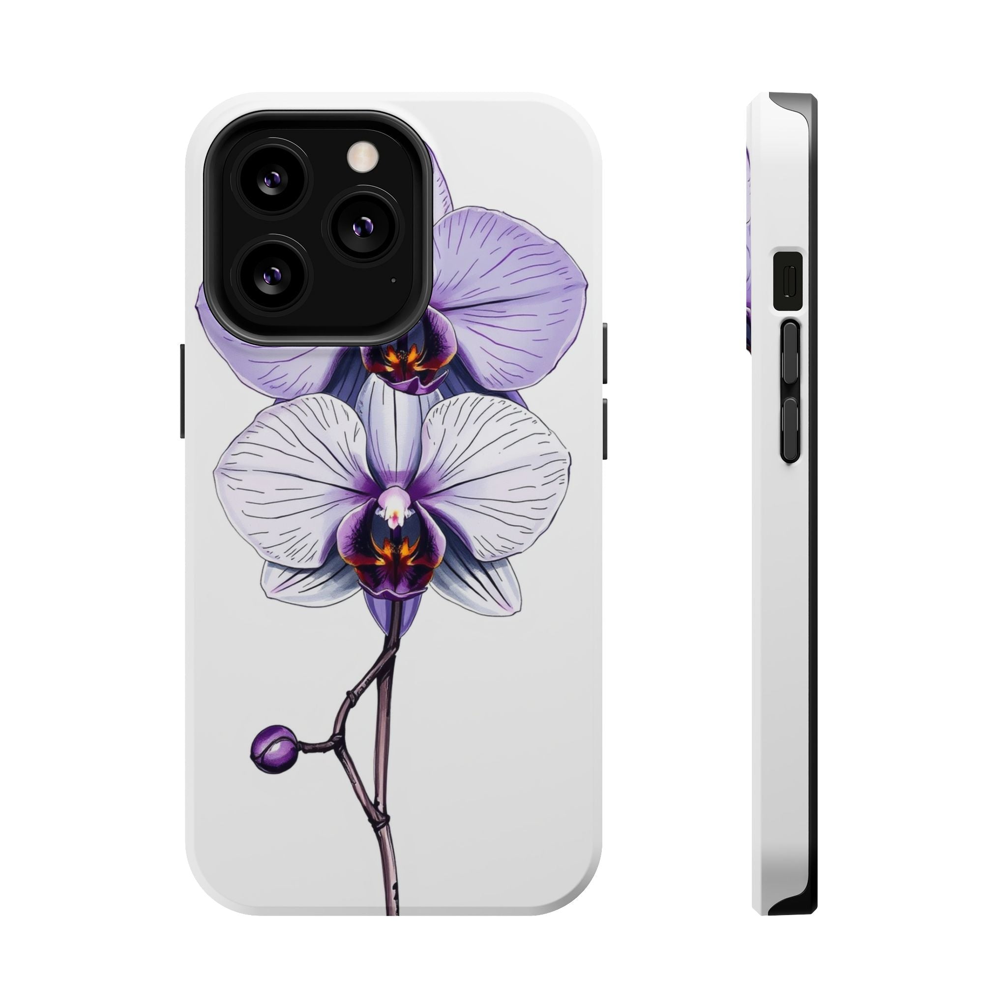 iPhone Orchid Study Hand-Drawn Sketch Slim Everyday Designer Case · iPhone Case