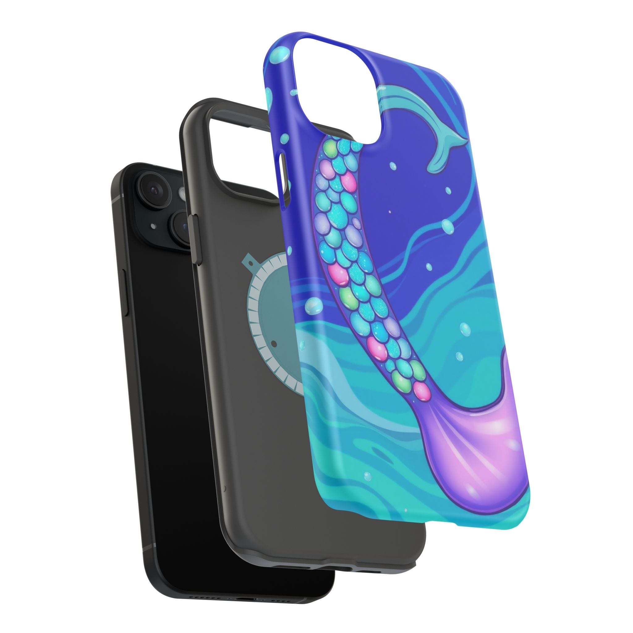 iPhone Mermaid Tail Swirl Kids Fun iPhone Phone Case Gift Artistic · iPhone Case