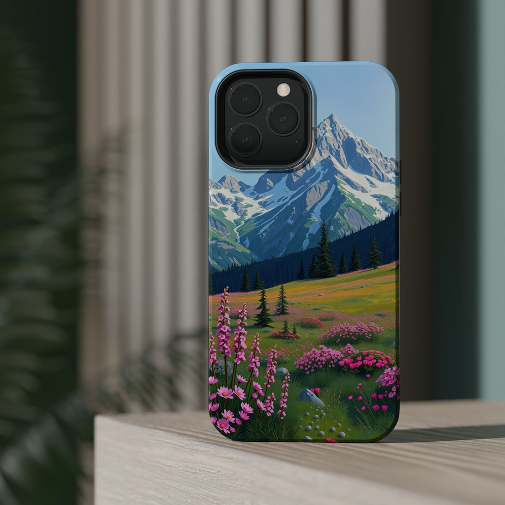 iPhone Earthy Alpine Meadow Design Bold Modern Everyday Snap Case · iPhone Case
