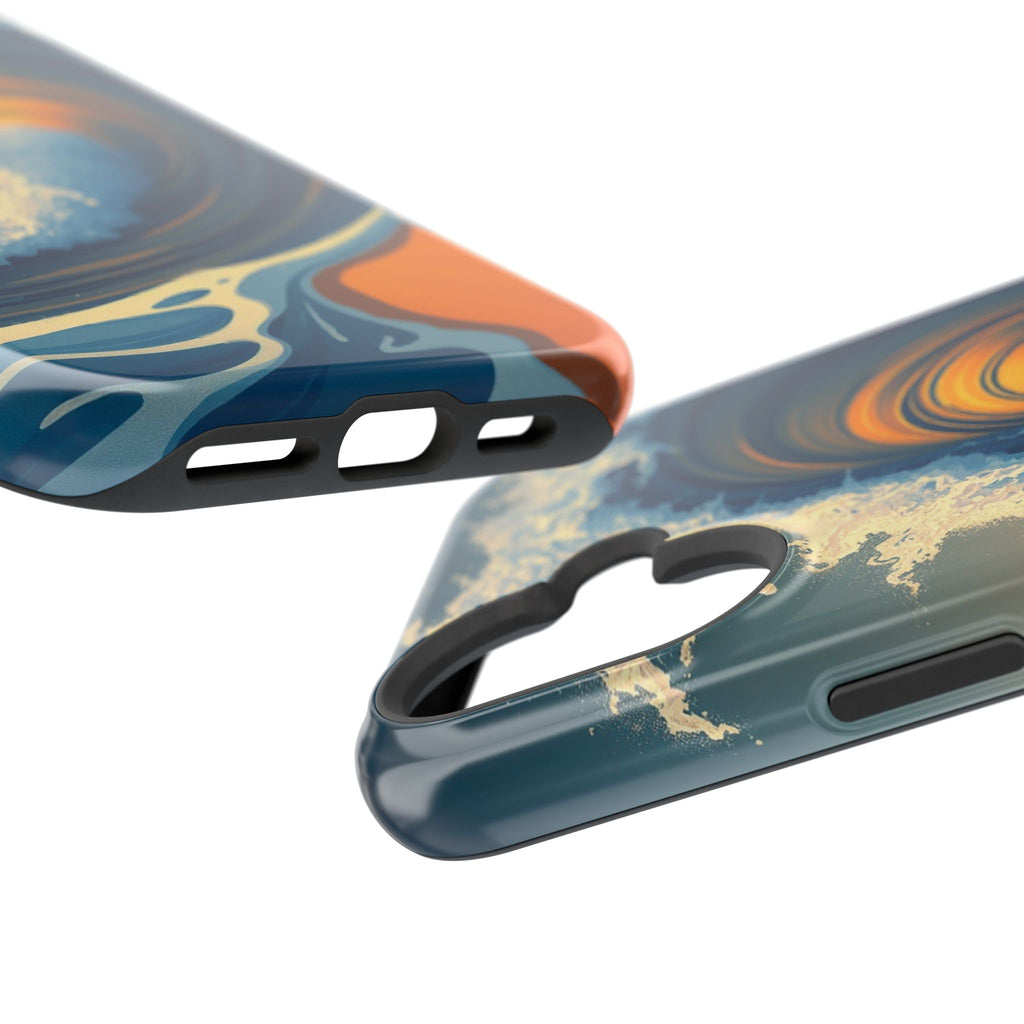 iPhone Ocean Wave Crash Dark Academia Slim Everyday Designer Case · iPhone Case