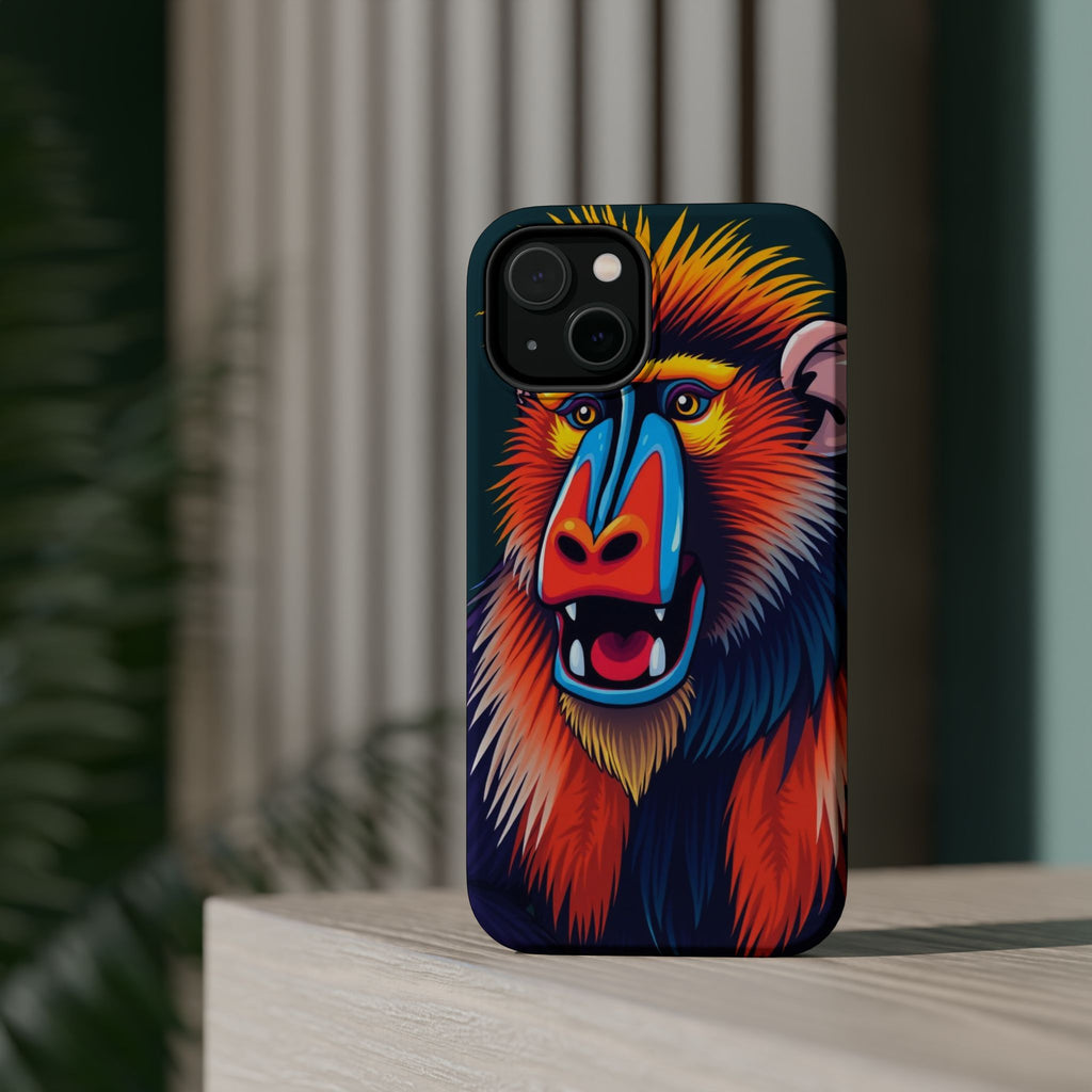iPhone Mandrill Colorful Face Kids Fun iPhone Phone Case Gift Slim · iPhone Case