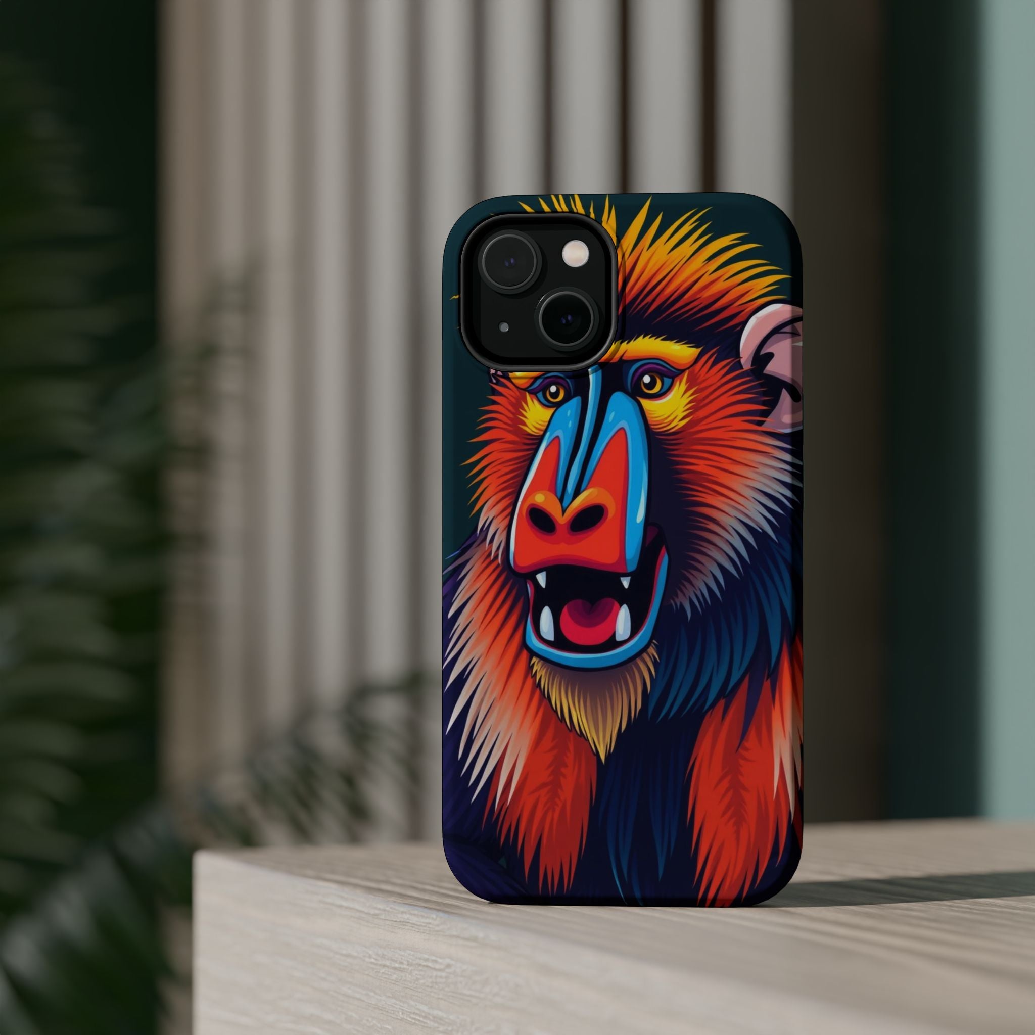 iPhone Mandrill Colorful Face Kids Fun iPhone Phone Case Gift Slim · iPhone Case