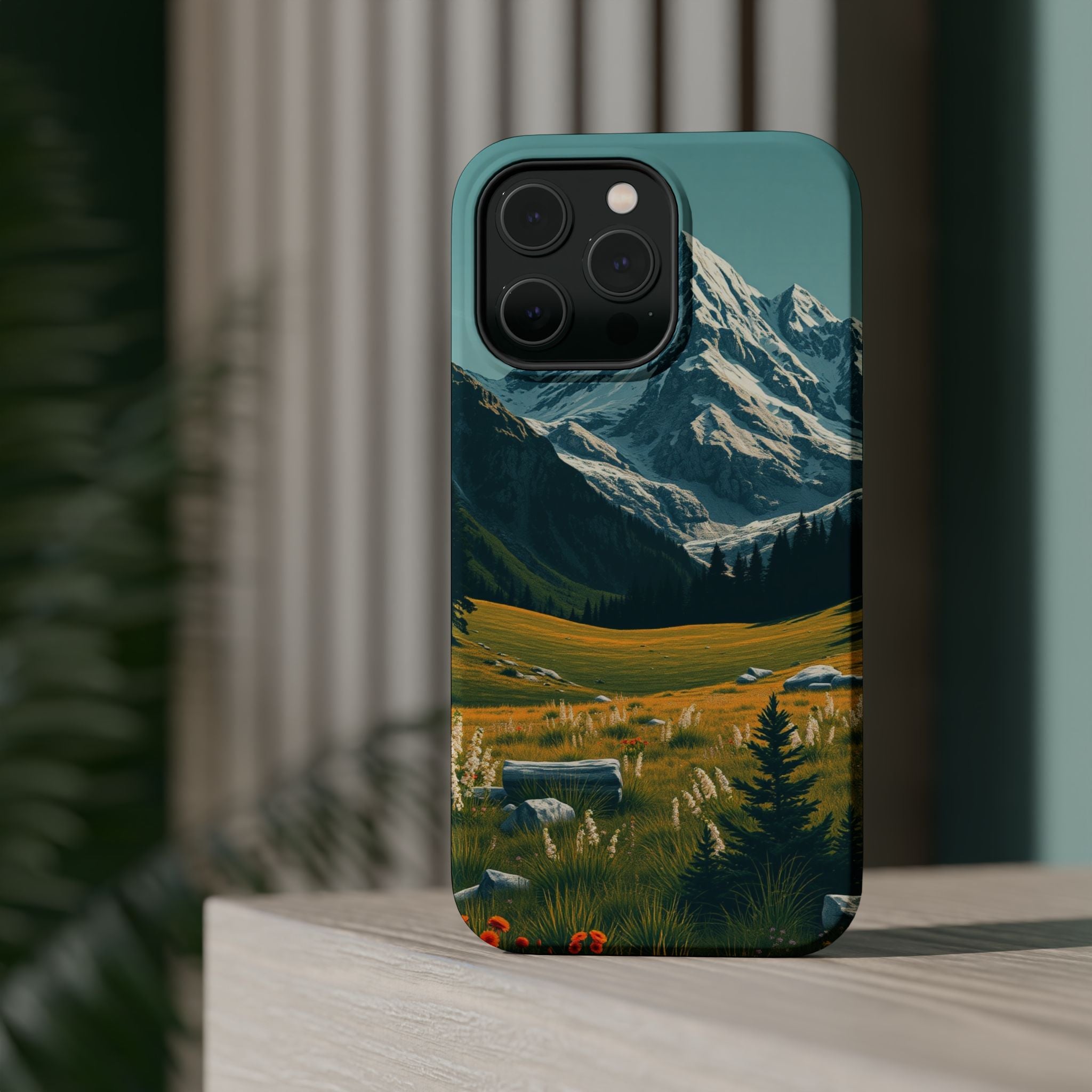 iPhone Alpine Meadow Bold Art 19 Bold Modern Everyday Snap Case · iPhone Case