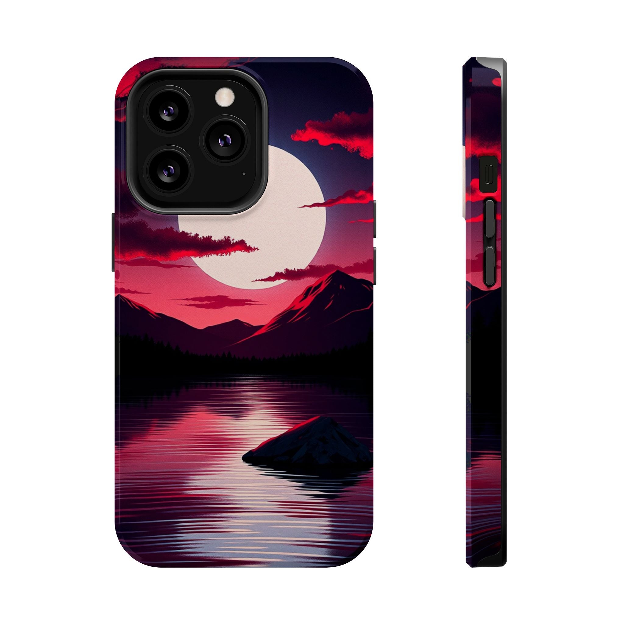 iPhone Vibrant Lake at Twilight Design Slim Everyday iPhone 20 Designer · iPhone