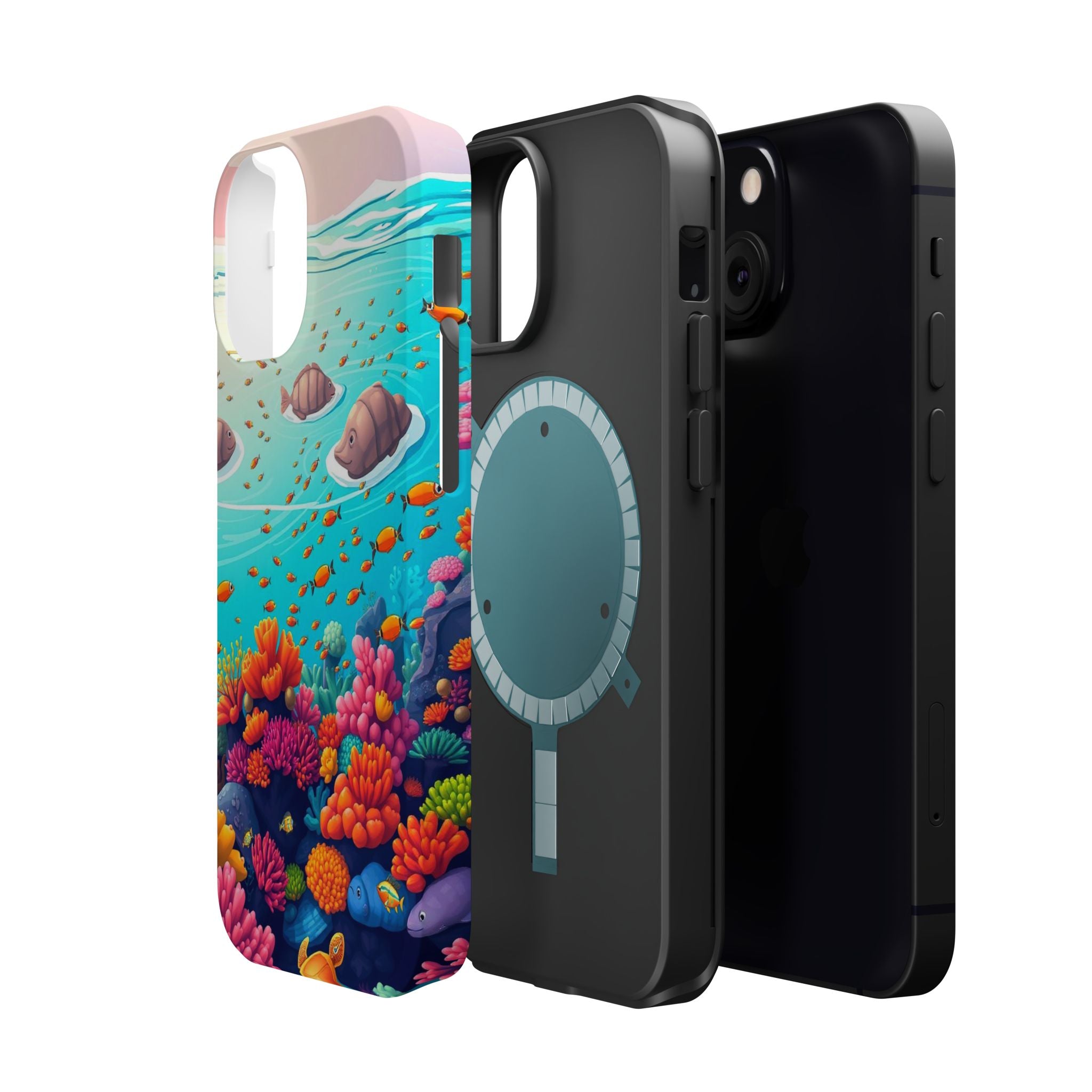 iPhone Coral Reef Panorama Kids Fun Phone Case Gift Slim Snap Case · iPhone Case