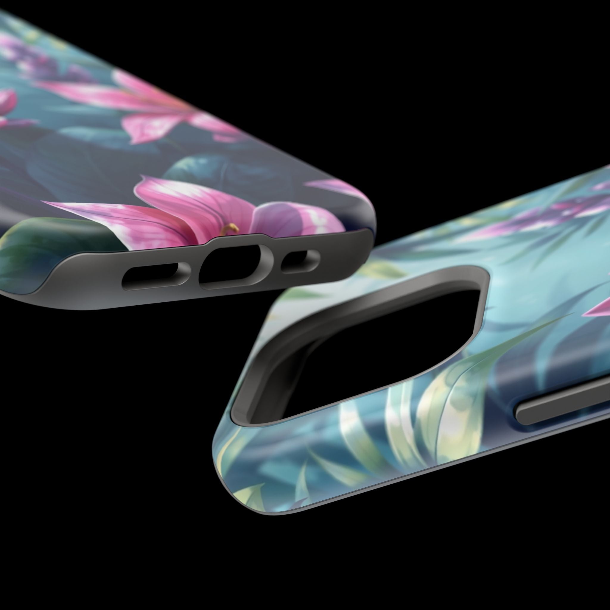 iPhone Indigo And Violet Jungle Floral Slim Everyday Designer Case · iPhone Case