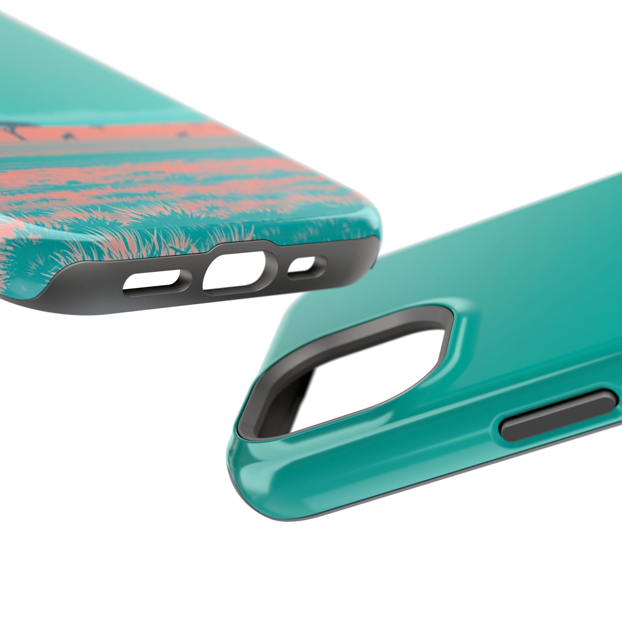 iPhone Savanna Horizon Risograph Print Slim Everyday Designer Case · iPhone Case