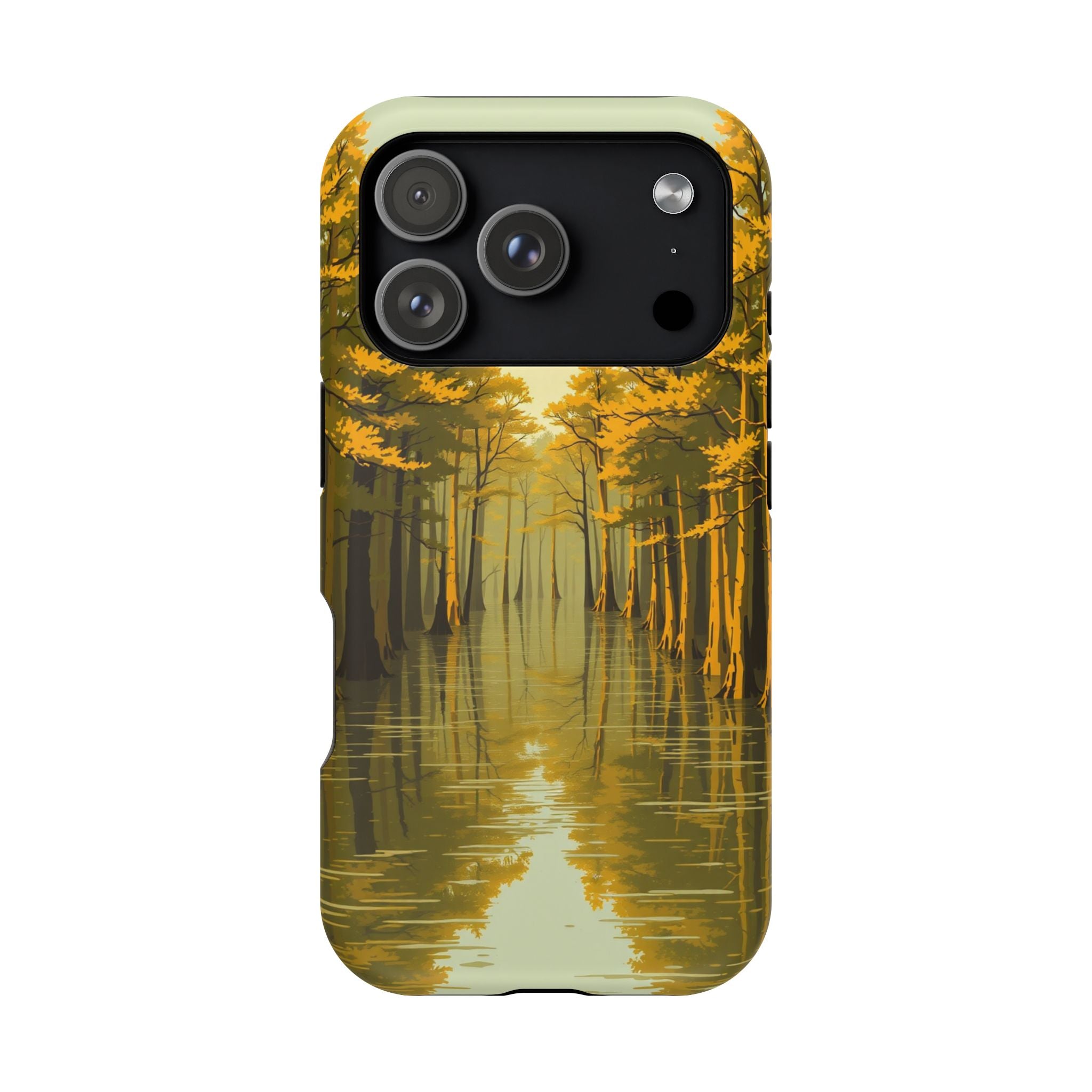 iPhone Cypress Swamp Enchanted Art Bold Modern Everyday Snap Case · iPhone Case