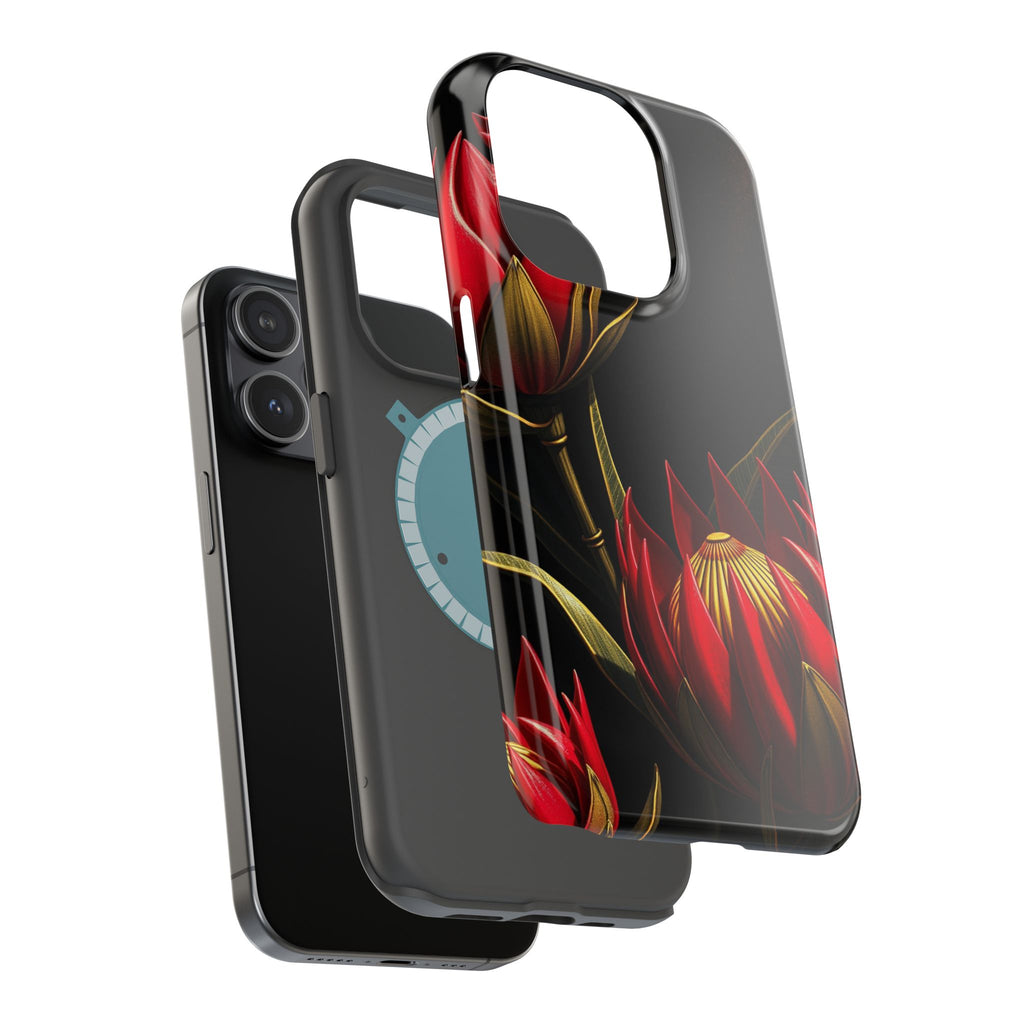 iPhone Protea Bold Gold Foil Luxury Slim Everyday Designer Case · iPhone Case