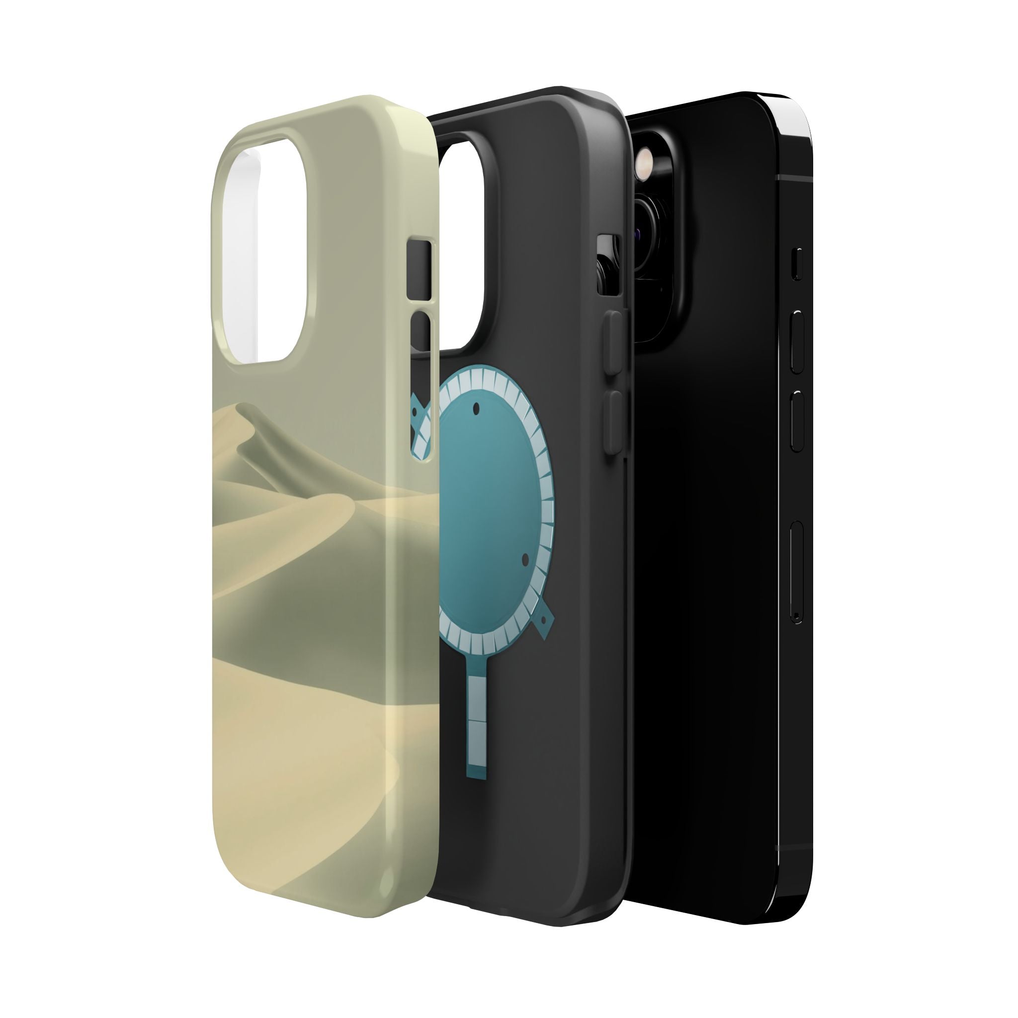 iPhone Sage And Ivory Desert Dunes Bold Modern Everyday Snap Case · iPhone Case
