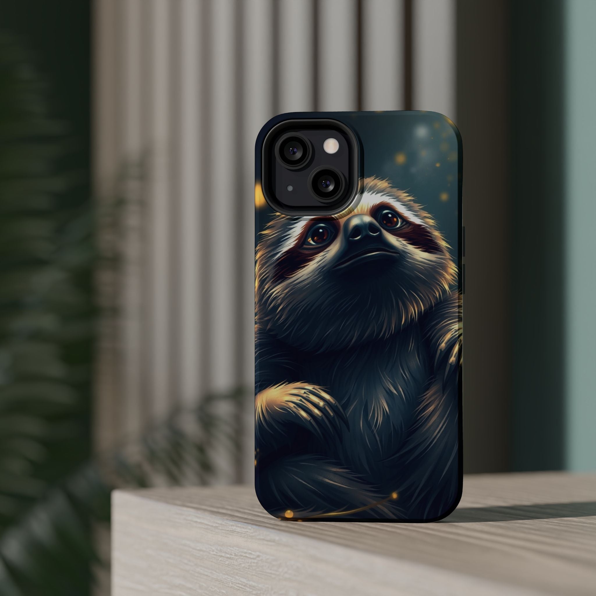 iPhone Vibrant Cozy Sloth Mode Design Slim Everyday Designer Case · iPhone Case