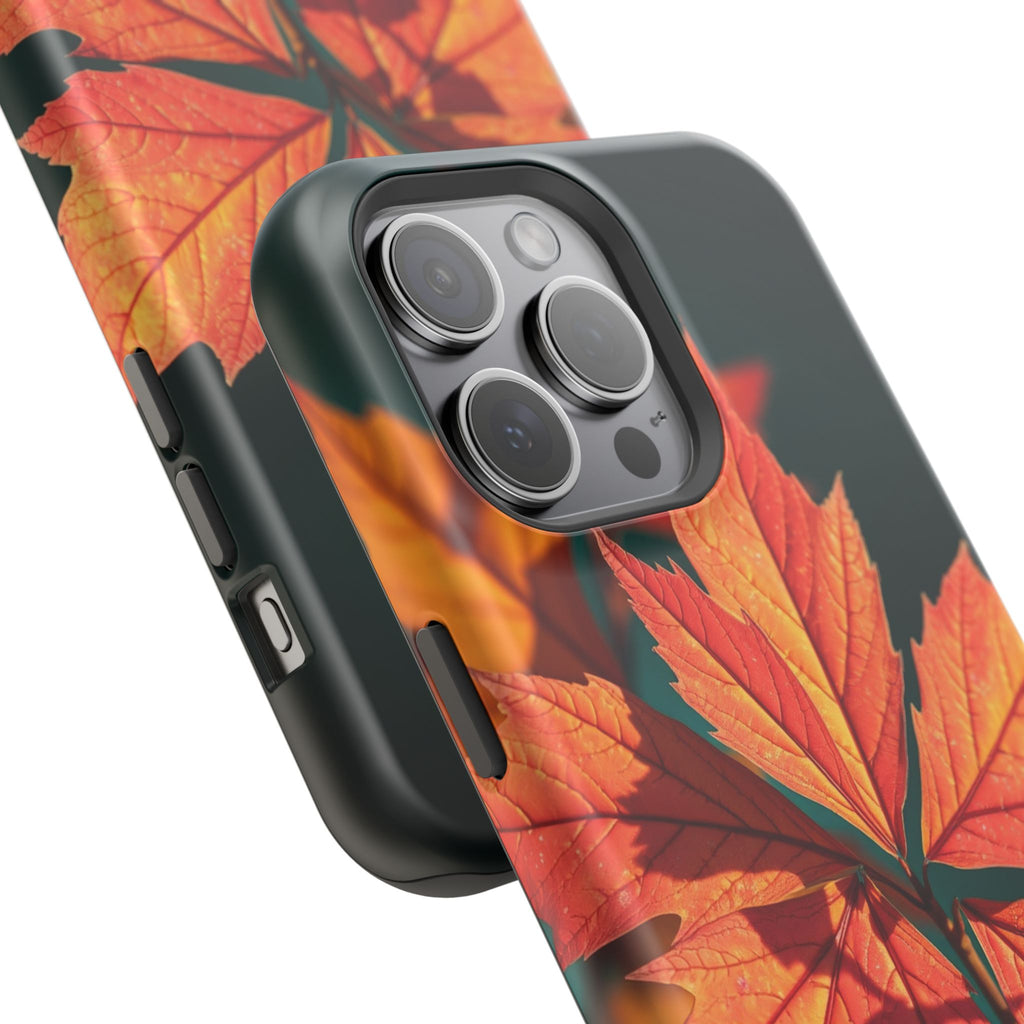 iPhone Autumn Maple Electric Art 15 Slim Everyday Designer Case · iPhone Case