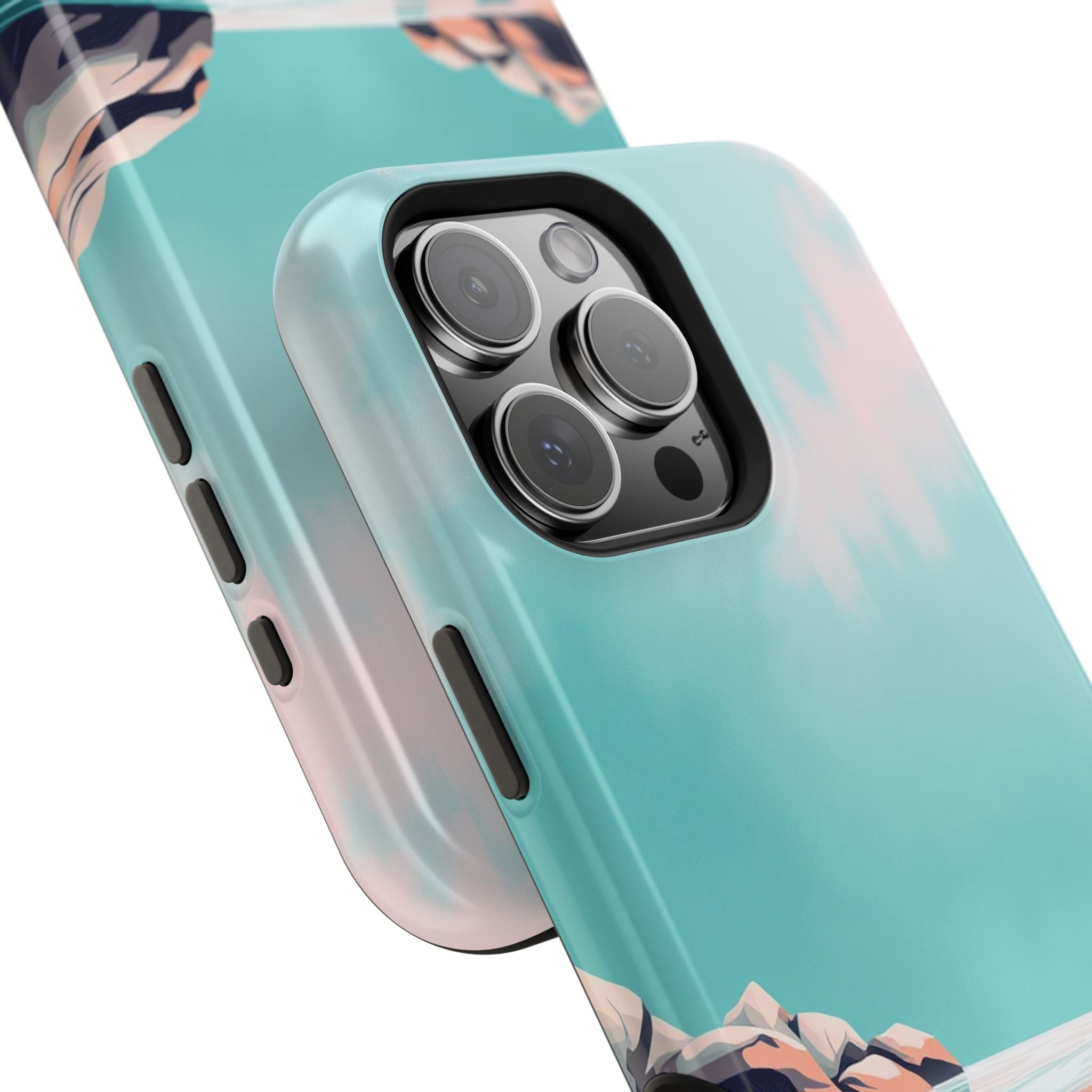 iPhone Vibrant Tidal Pool Design Bold Modern Everyday Snap Case · iPhone Case