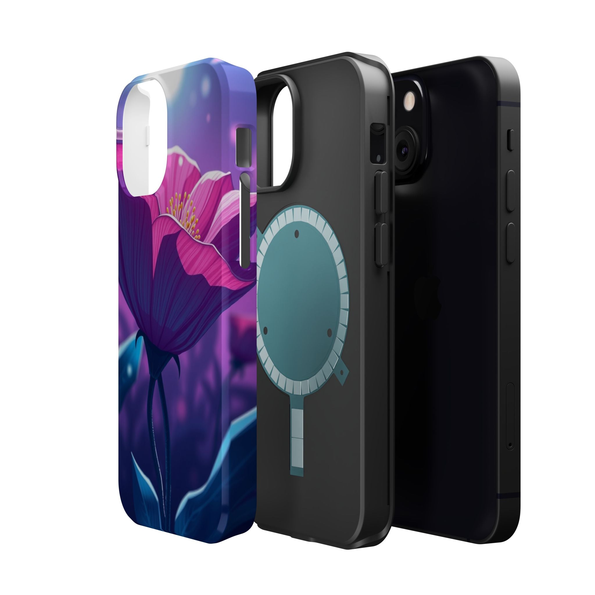 iPhone Night Bloomer Pastel Kawaii Bold Modern Everyday Snap Case · iPhone Case